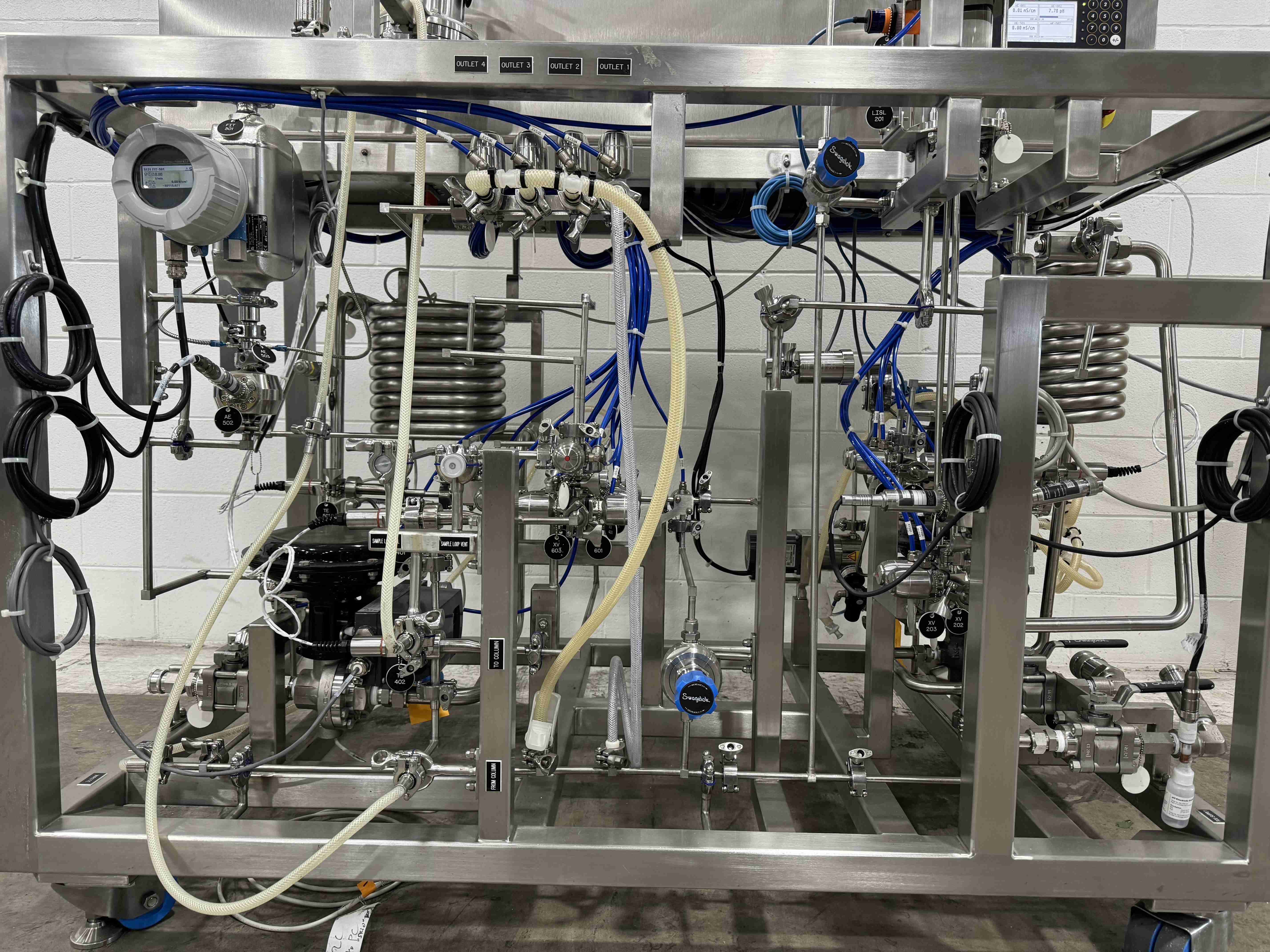 Bioprocess Motiv 5 Chromatography System, 5-Pump, 200-2000 L/h, 120V