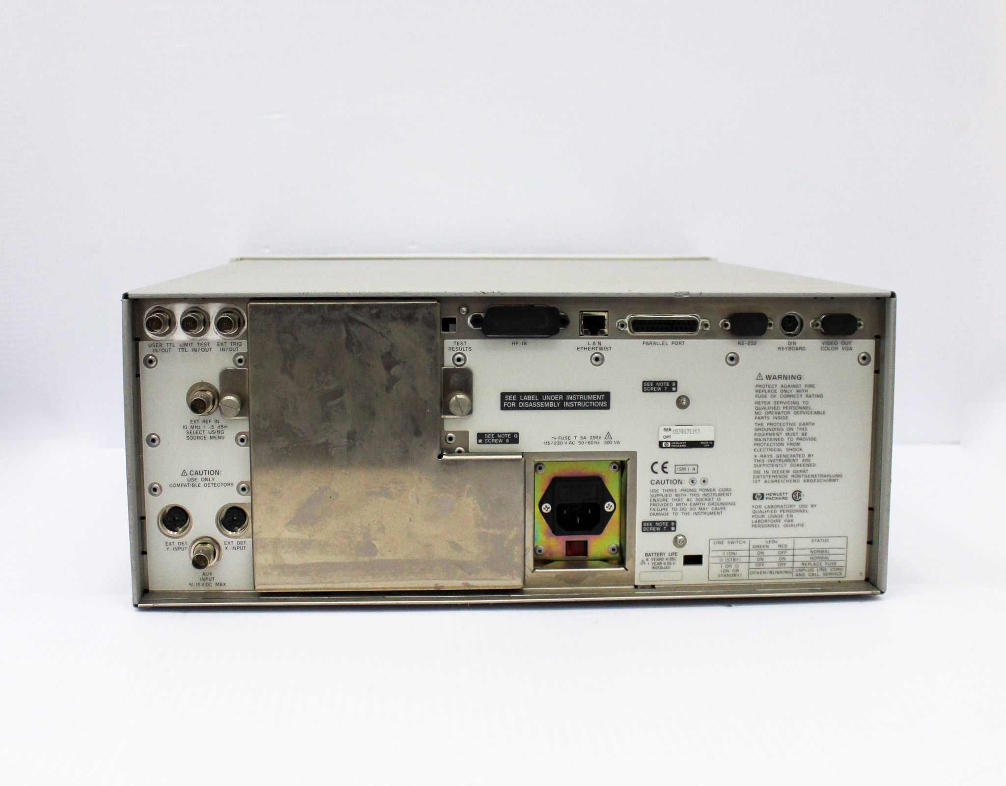 HP 8714C RF Network Analyzer Transmission Reflection Test 300kHz-3GHz