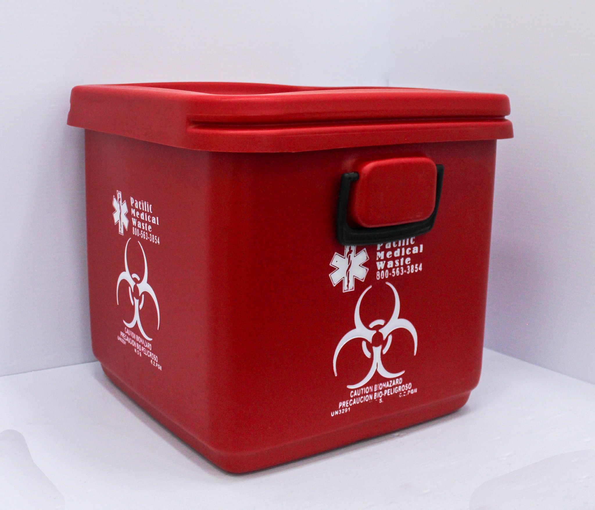 Pacific UN3291 Model Waste Management Biohazard Sharps Containers, USA