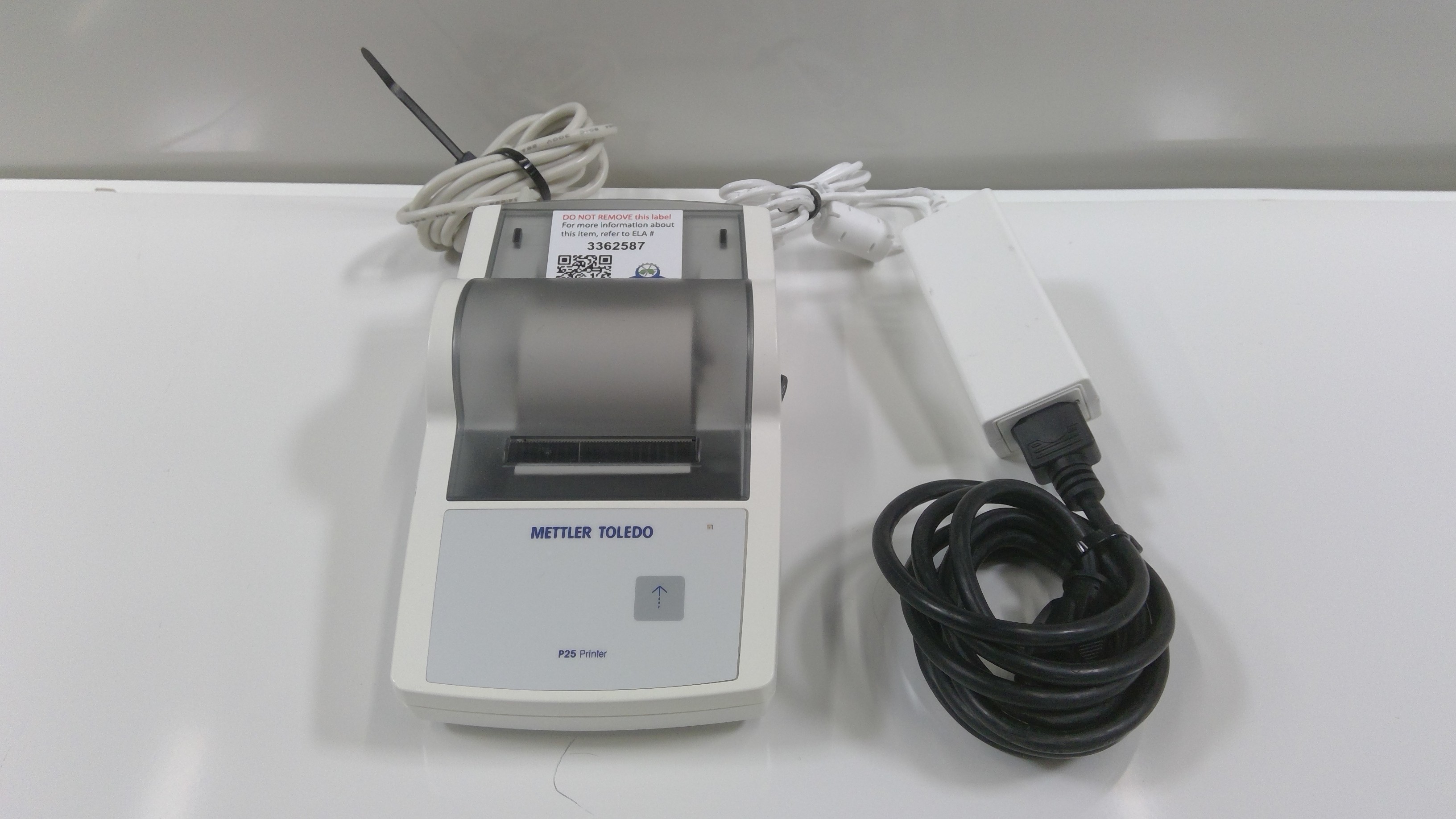 Mettler Toledo RS-P25 Label Printer Accessory For Analytical Balances Used
