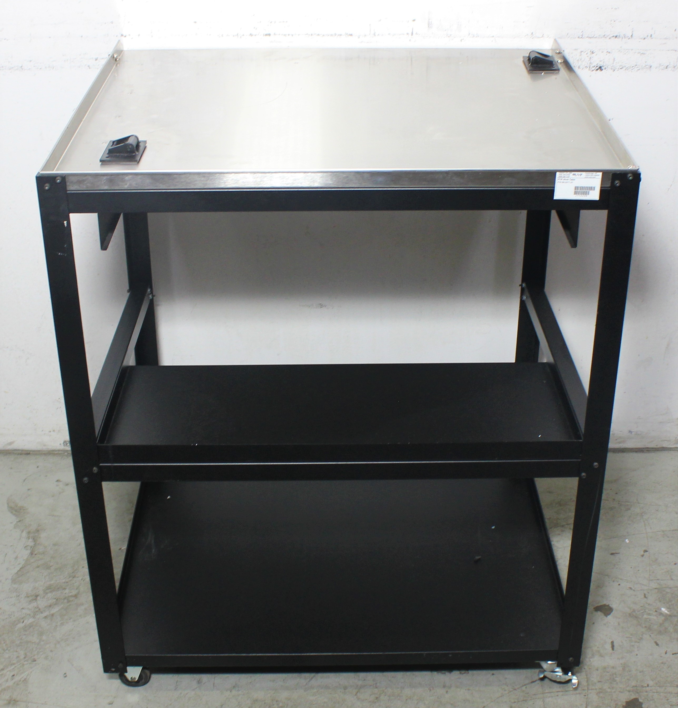 UVP 98-0077-01 Lab PCR Cabinet Table Stainless Locking Casters Antimicrobial