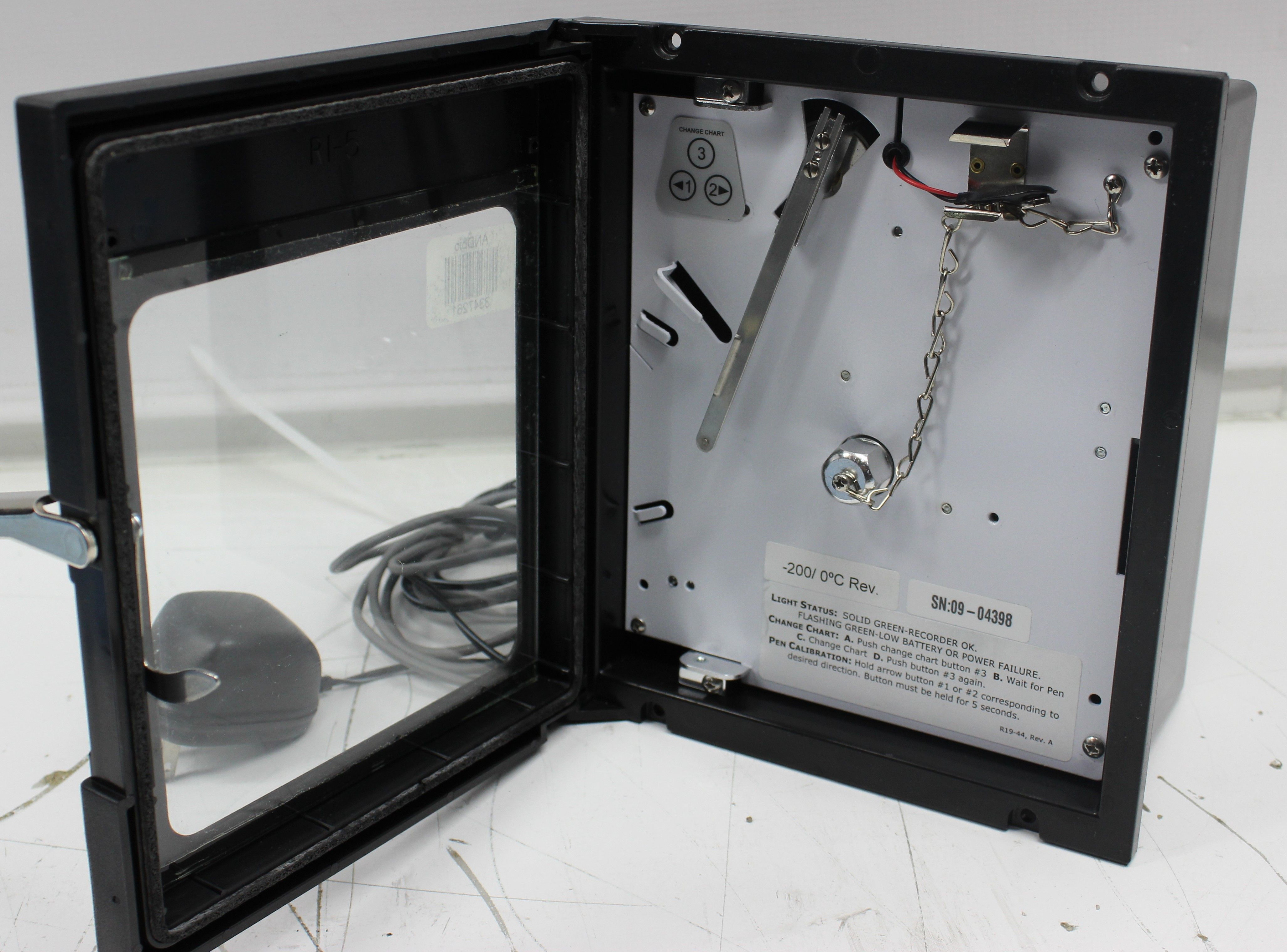 Chart Recorder -200 to 0C Temperature Monitoring Equipment Recorder