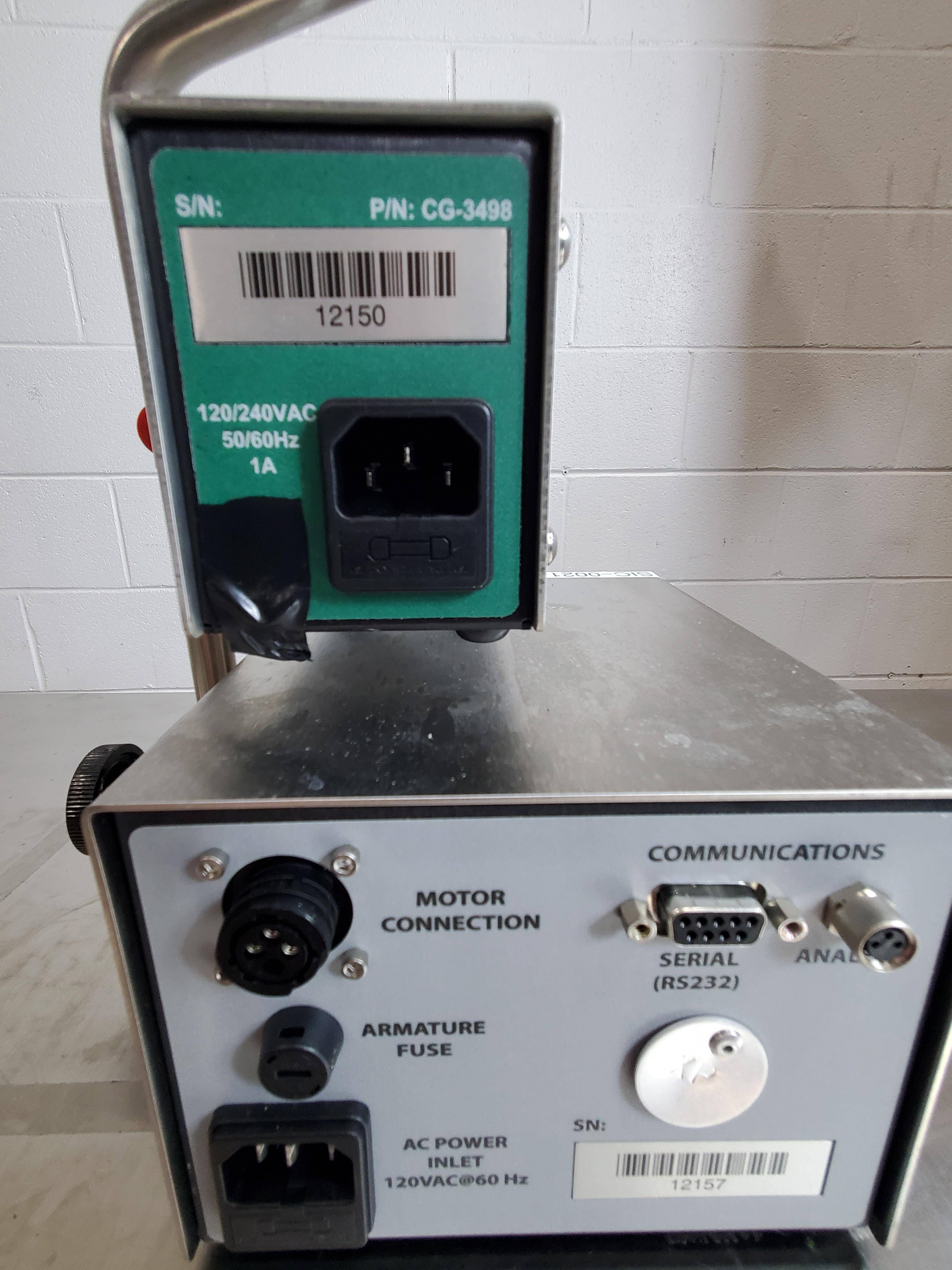 Chemglass CG-2033 Motor Controller CG-3498 Temp Monitor Lab Controller