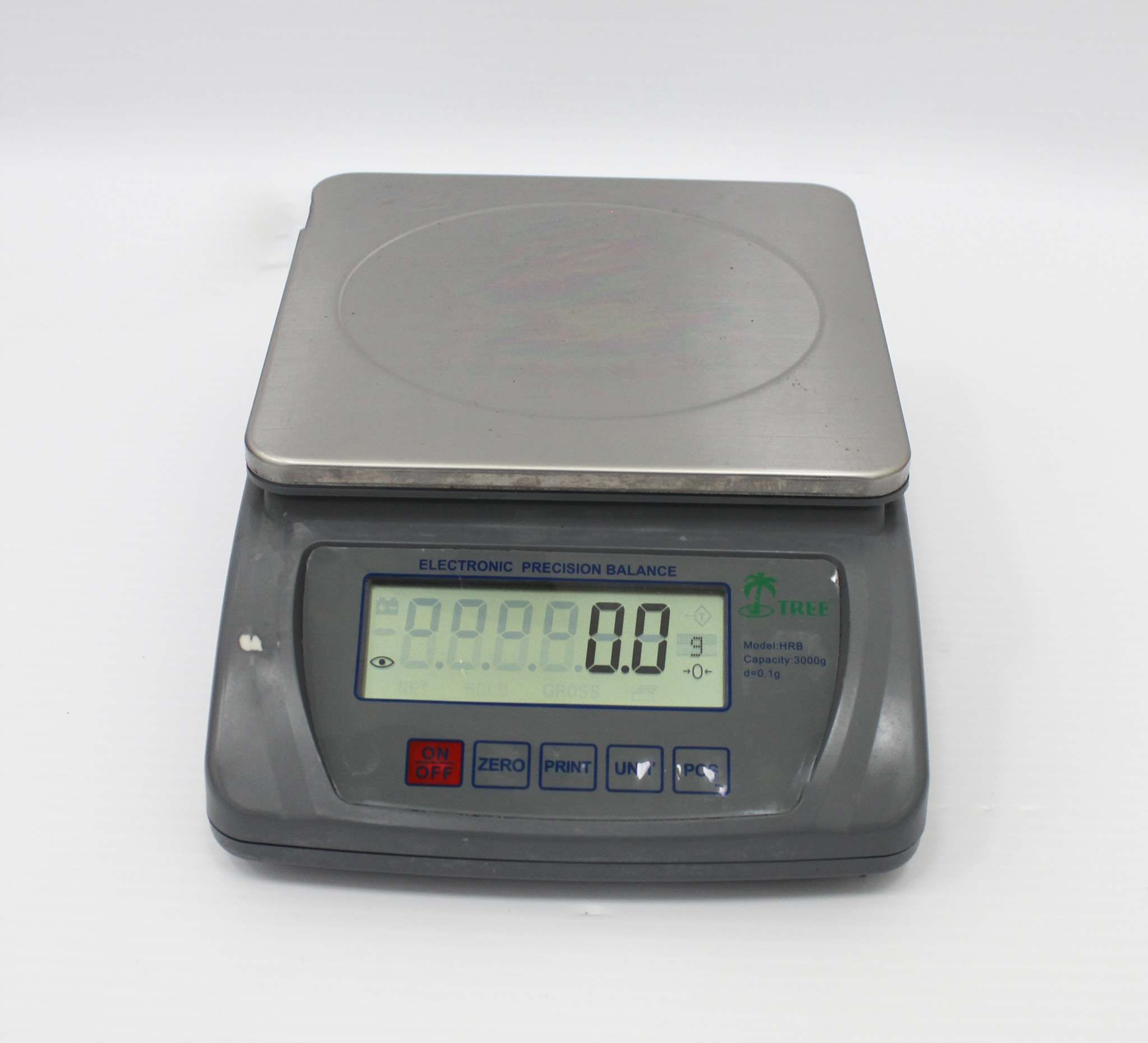 TREE HRB: 3000g Precision Balance with LCD, RS232, 0.01g Readability