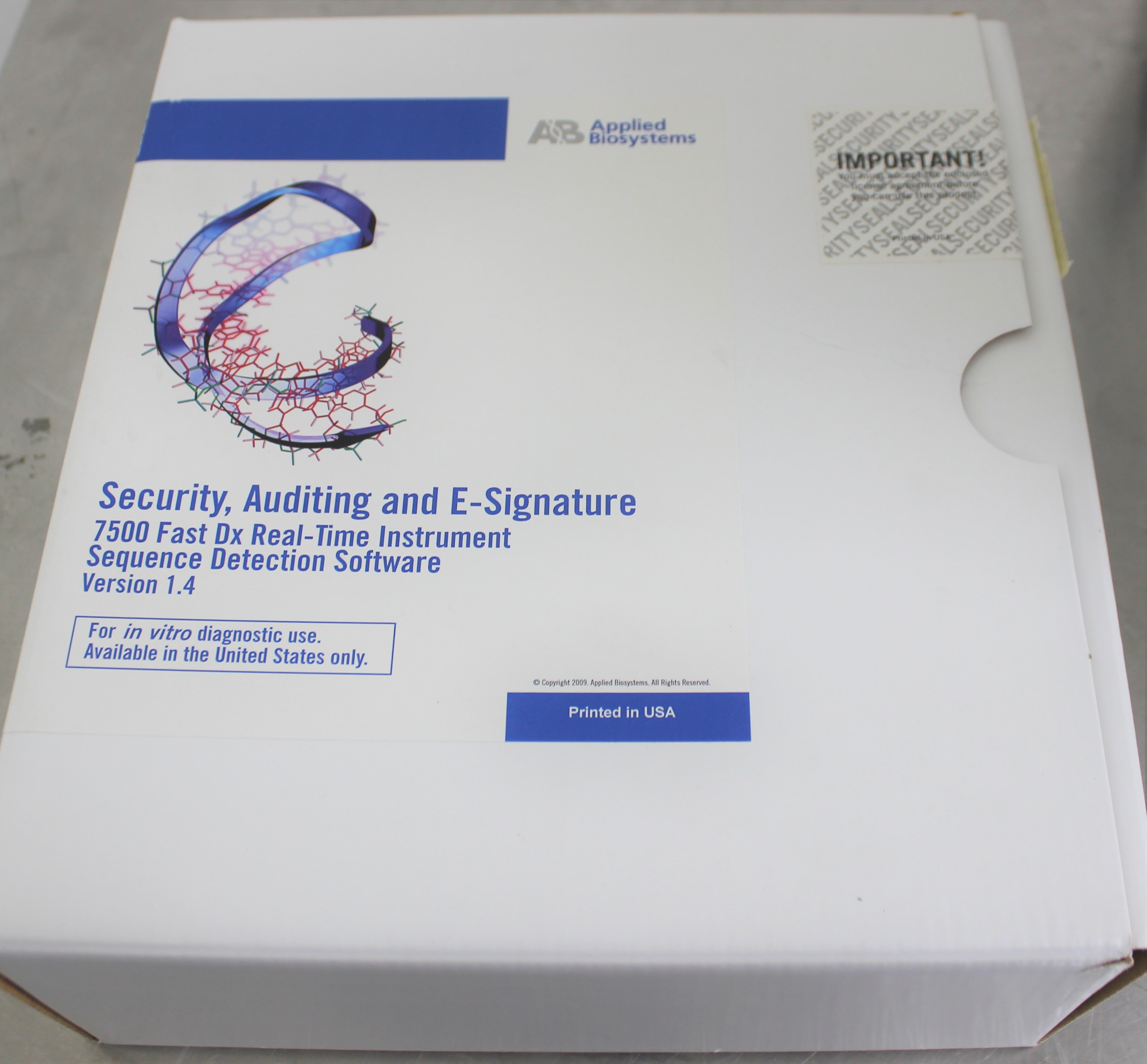 ABI 7500 Fast Dx Real-Time PCR Molecular Biology High Performance Unit