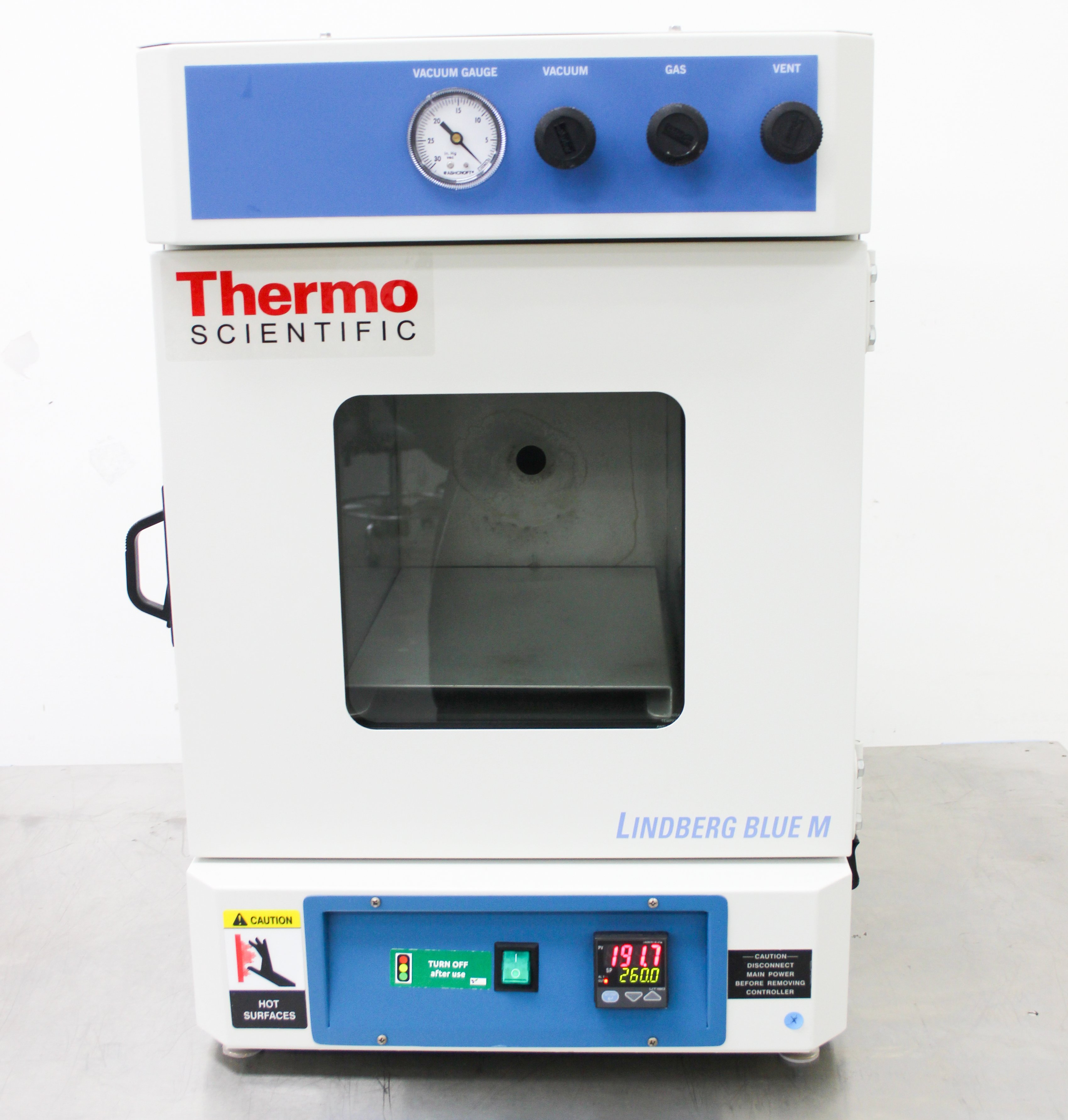 Thermo Lindberg Blue VO914A Vacuum Oven 18.6L Digital Control Used