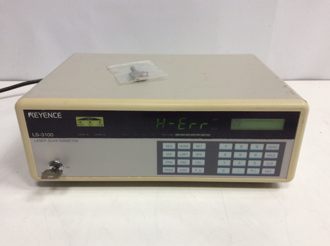 Keyence LS-3100 Laser Scan Diameter Unit Minor Error Fair Condition Used