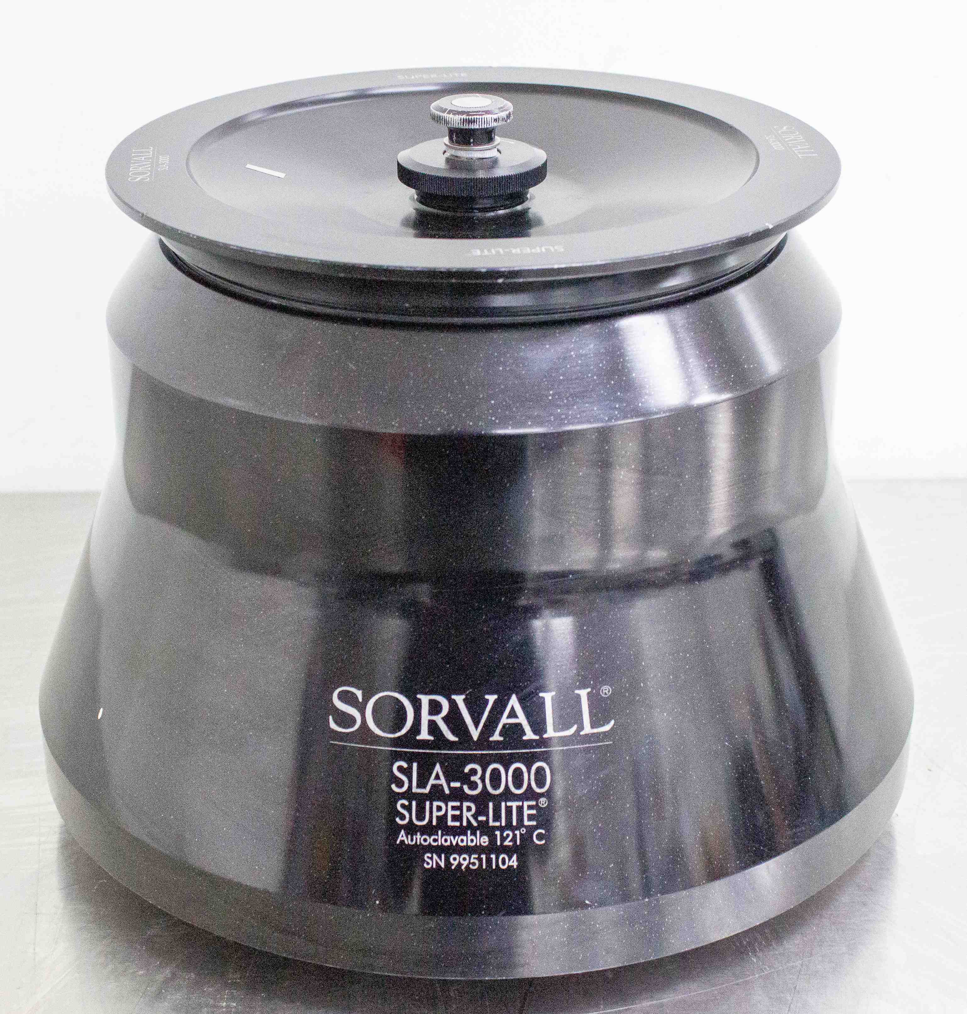 Sorvall SLA-3000 Centrifuge Rotor 6x500ml 12000RPM Autoclavable Used