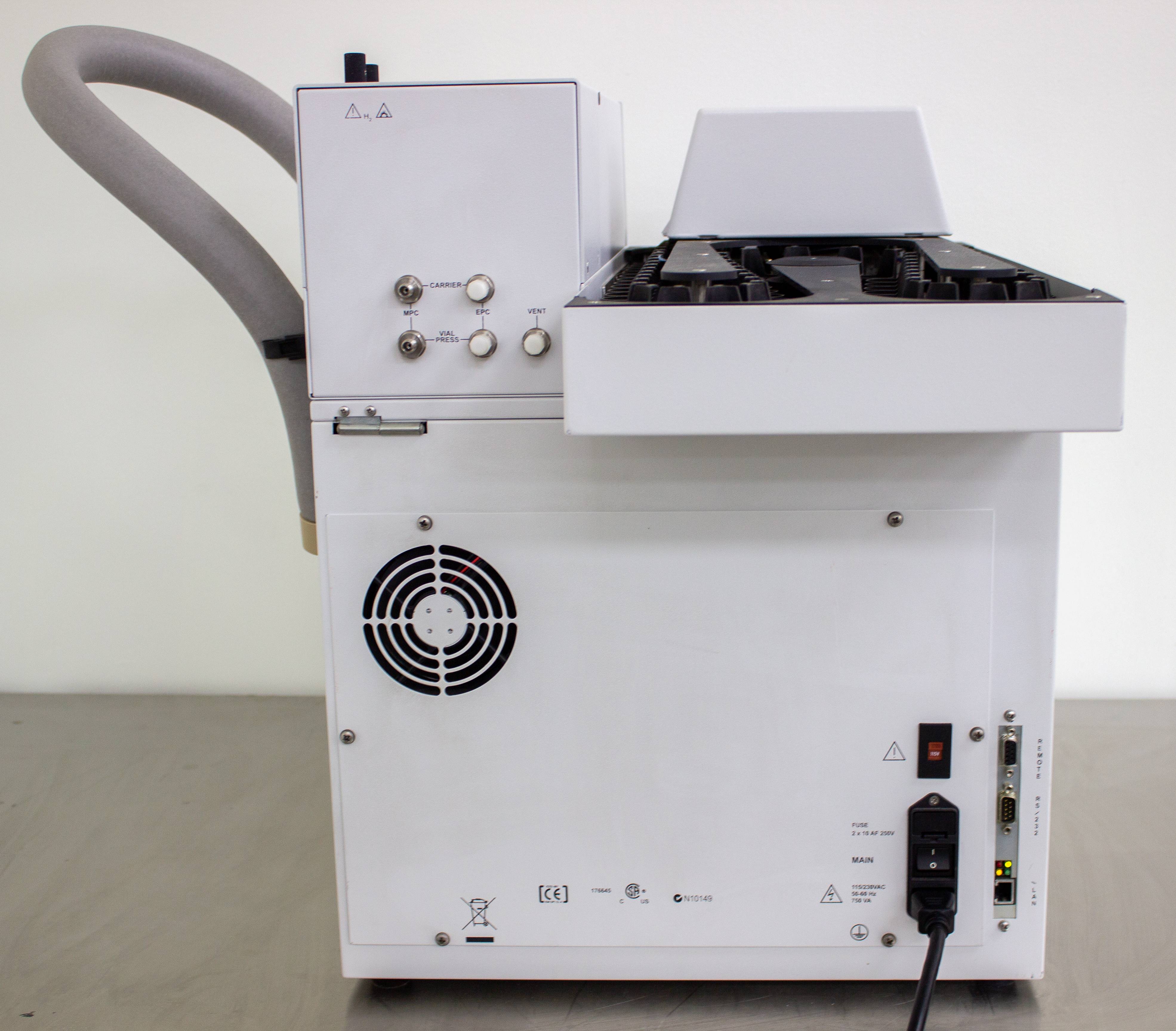 Agilent G1888A Headspace Sampler GC/MSD 40C-230C 70 Vial Capacity