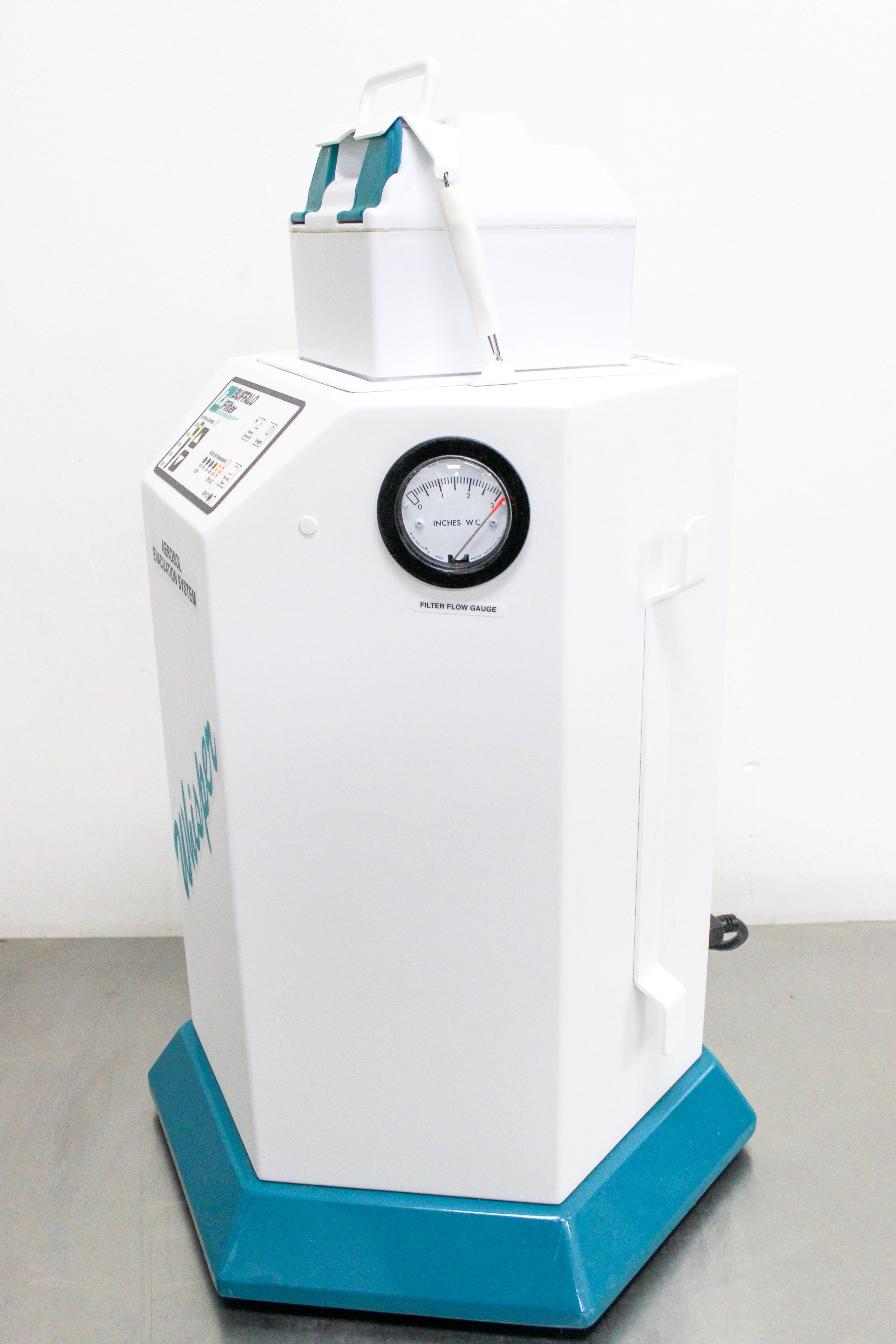 Buffalo PSW0602 Whisper Aerosol Evacuation System, Portable, High Efficiency