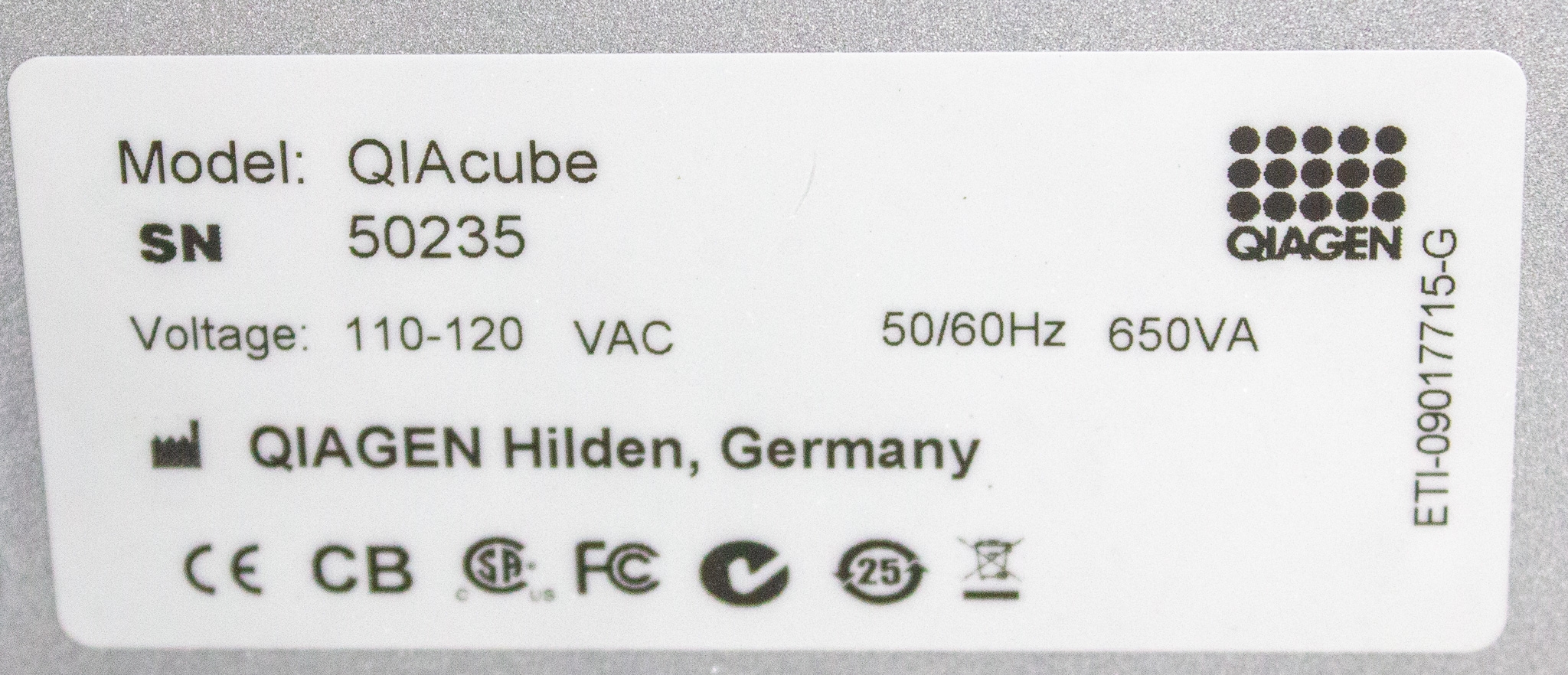 Qiagen QIAcube Automated DNA/RNA/Protein Purification System