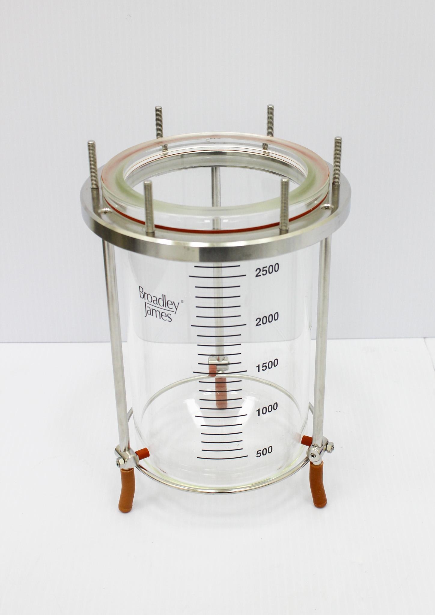 Broadley James 3Liters Bioreactor for Microbial Fermentation, 3L Capacity