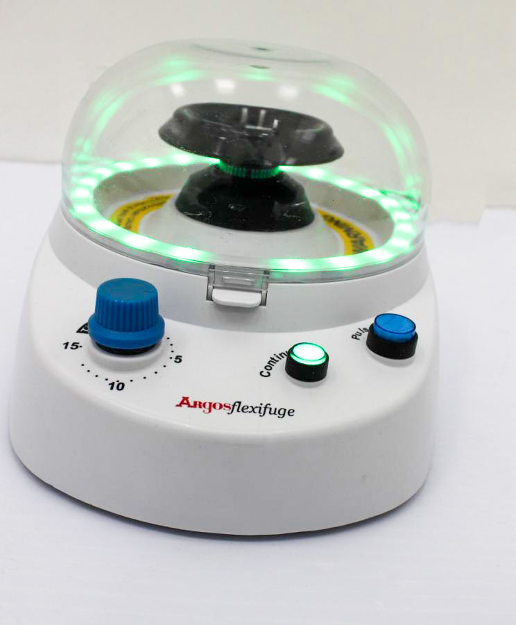 Argos Flexifuge Flexifuge Benchtop Centrifuge Colorful LED Lights 5mL Tubes