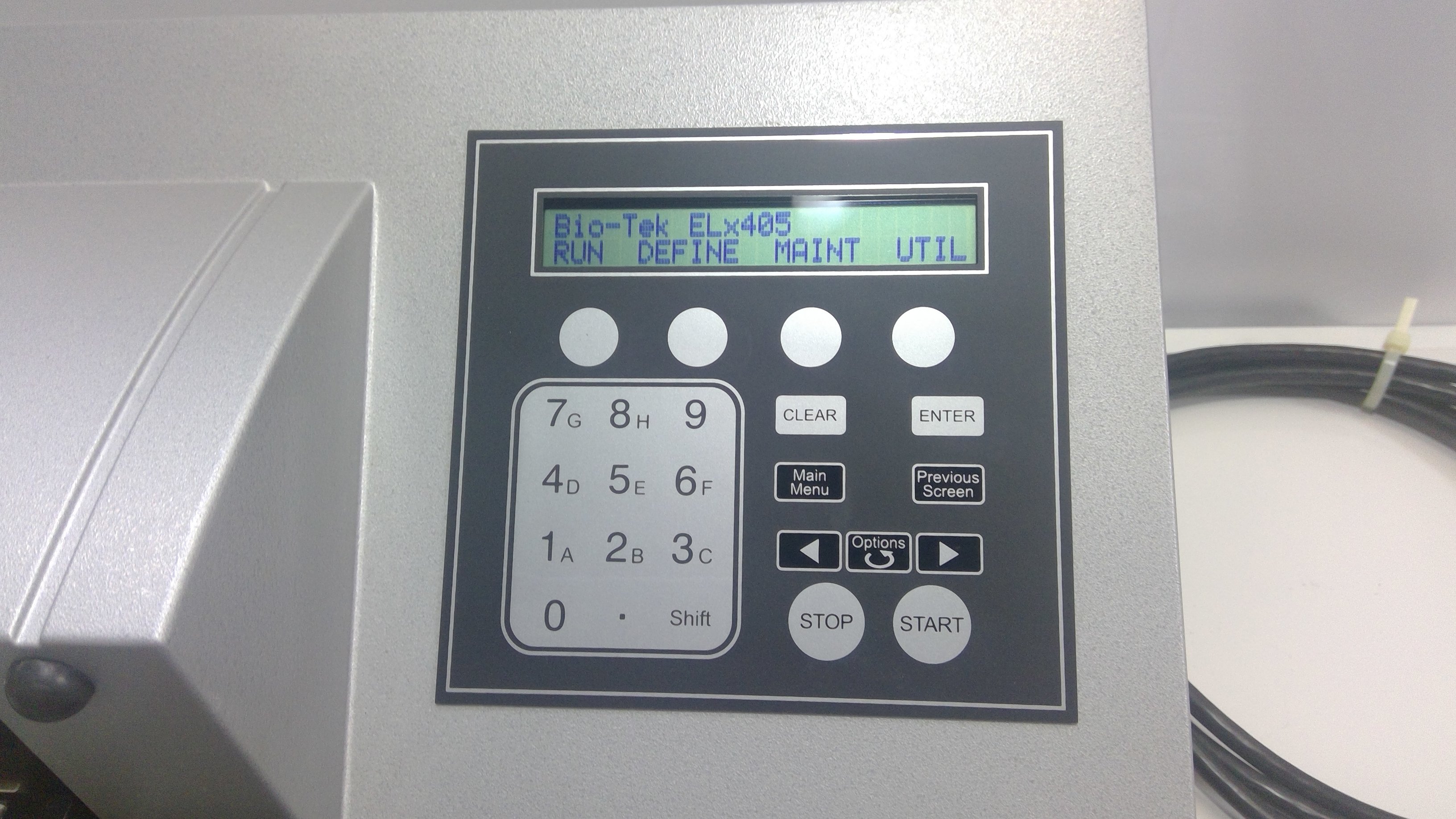 Bio-Tek ELx405 Plate Washer for 96 Well Plates with Shaking and Cleaning