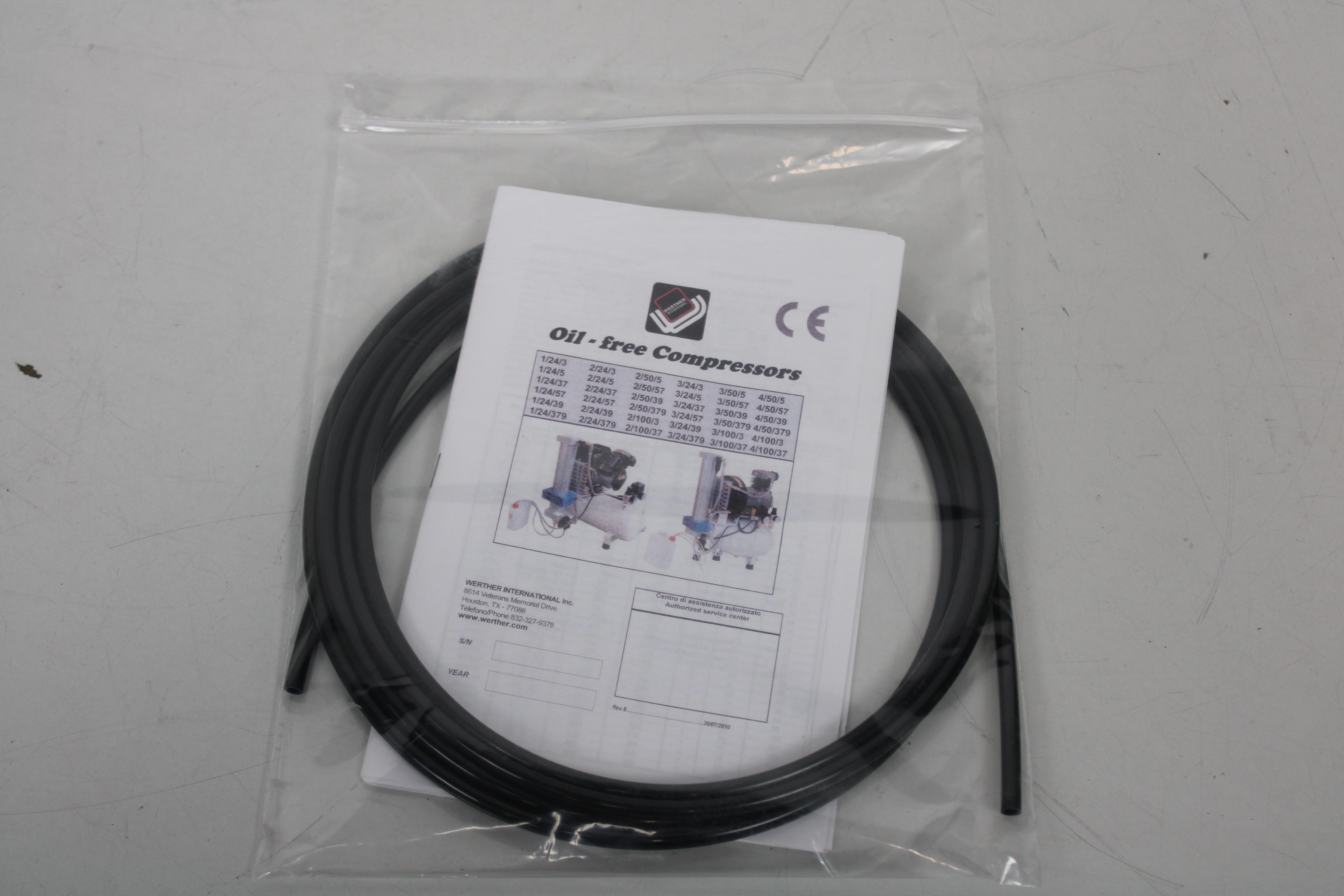 Werther International 2/50/379D Oil-Less Compressor Quiet 56 dB/A 230V