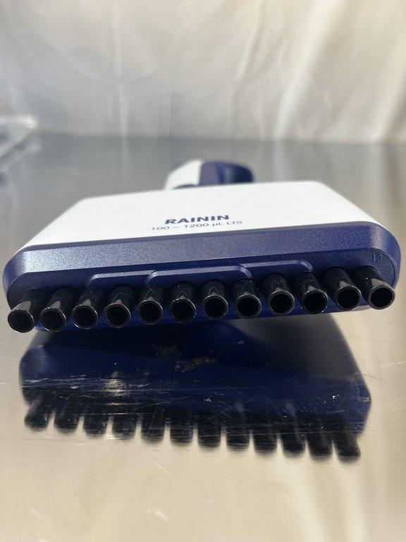 Rainin 12-Channel Pipet-Lite XLS Pipettor 100-1200uL Multi-Volume Lab Use