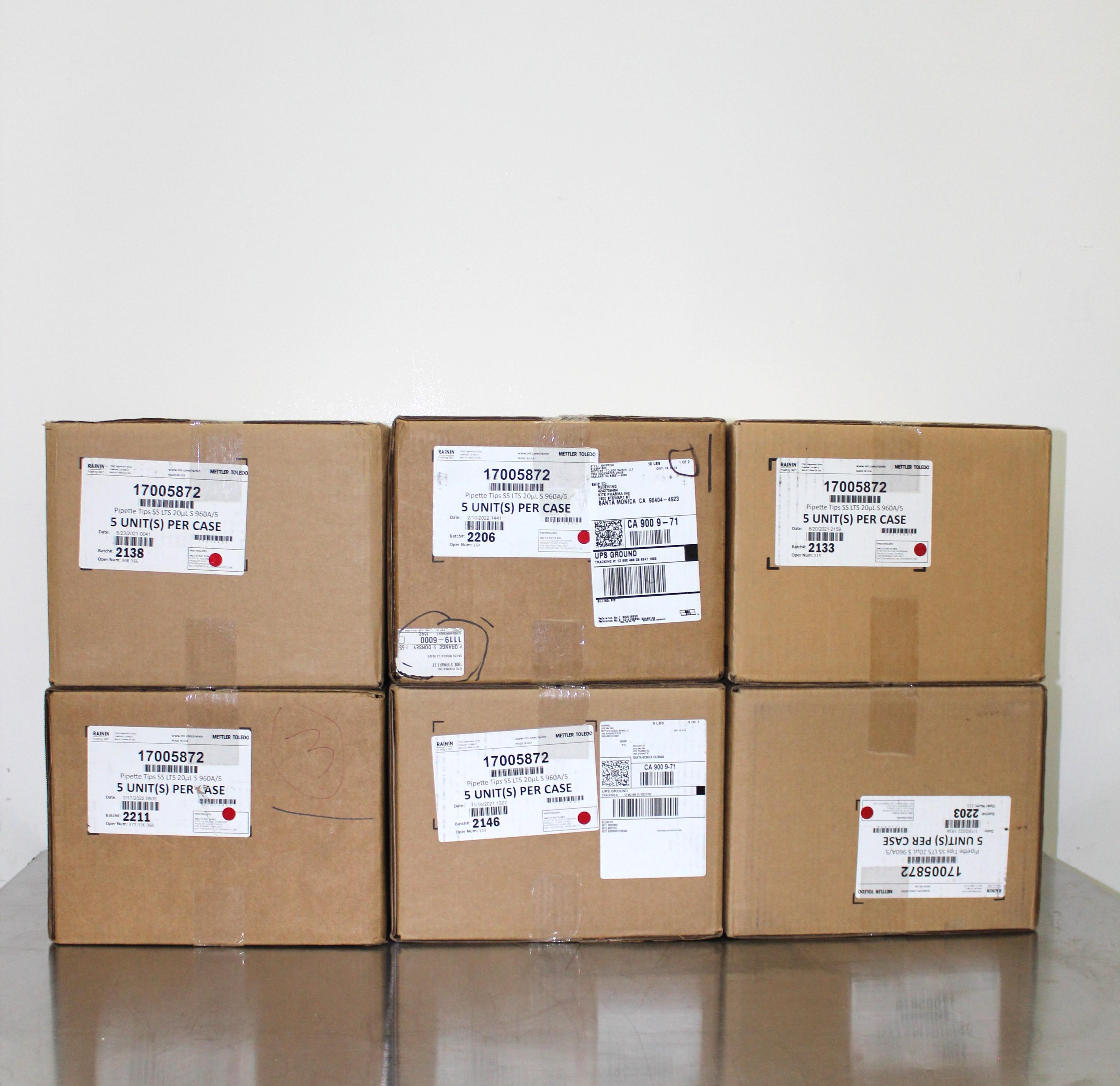 Mettler Toledo 17005872 Pipette Tips SS LTS 20ul 960 Pre-Sterilized