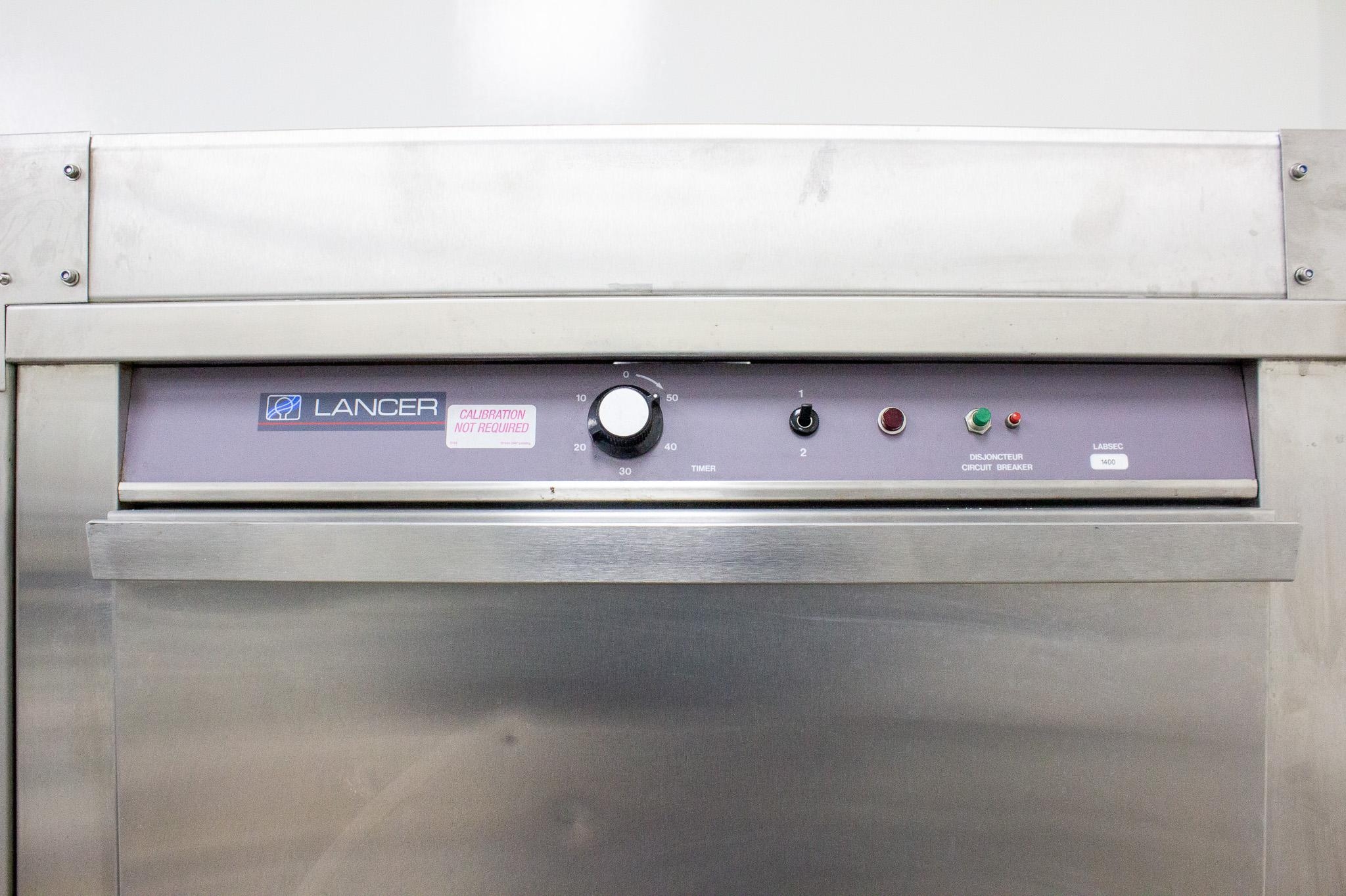 Lancer LabSec 1400 Glassware Dryer with Racks Efficient 220V 60Hz Preowned