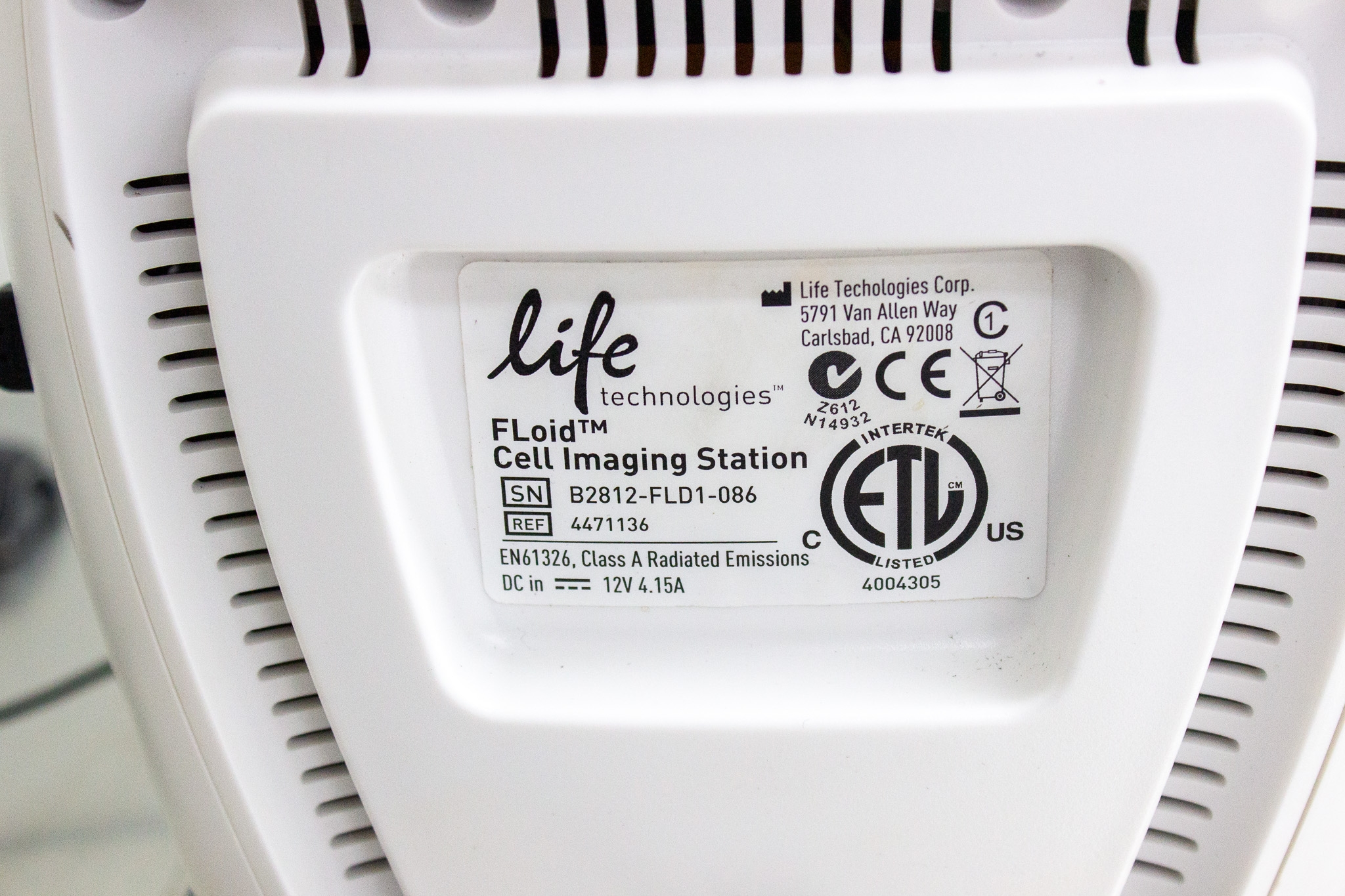 Life Technologies FLoid Cell Imaging Station Fluorescence Imaging Solution