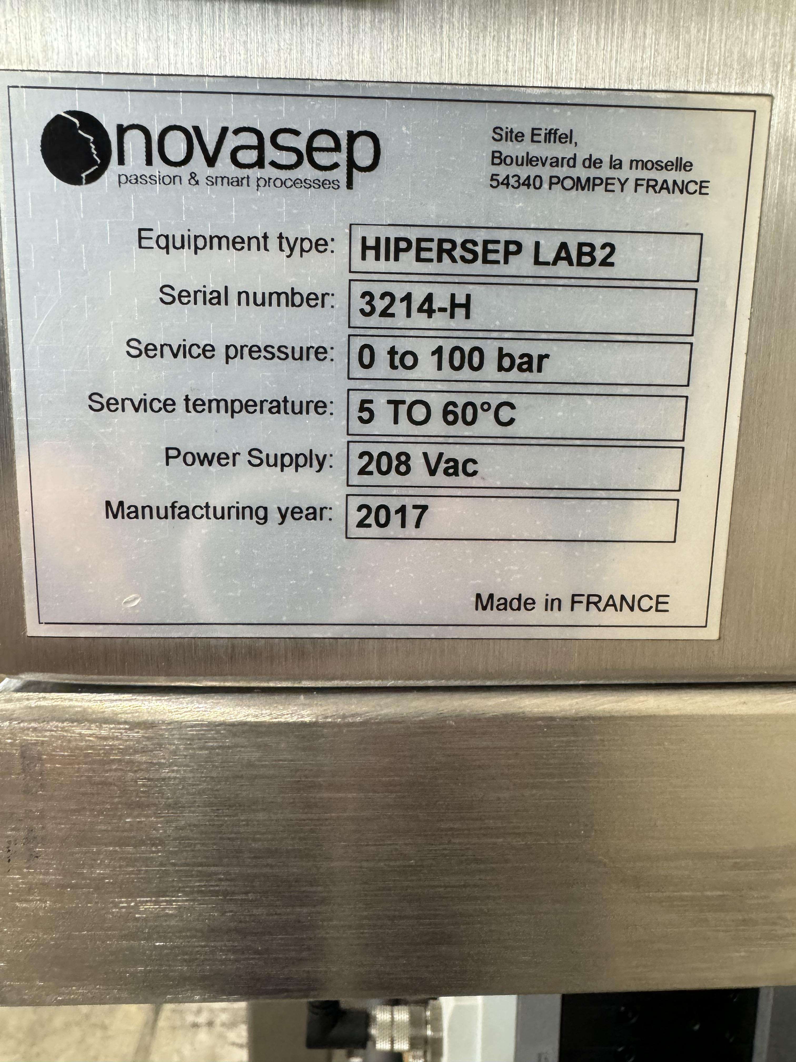 Novasep Lewa NVS21320 Diaphragm Pump High-Pressure Efficient 2017 Model