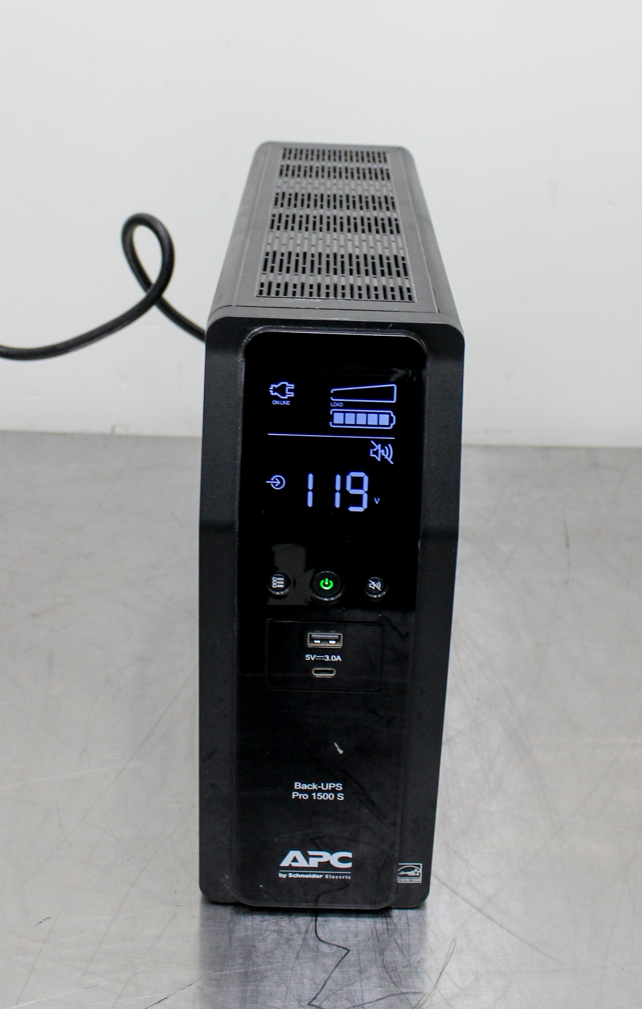APC BR1500MS UPS 1500VA SineWave 10 Outlets LCD Interface Used Power Unit