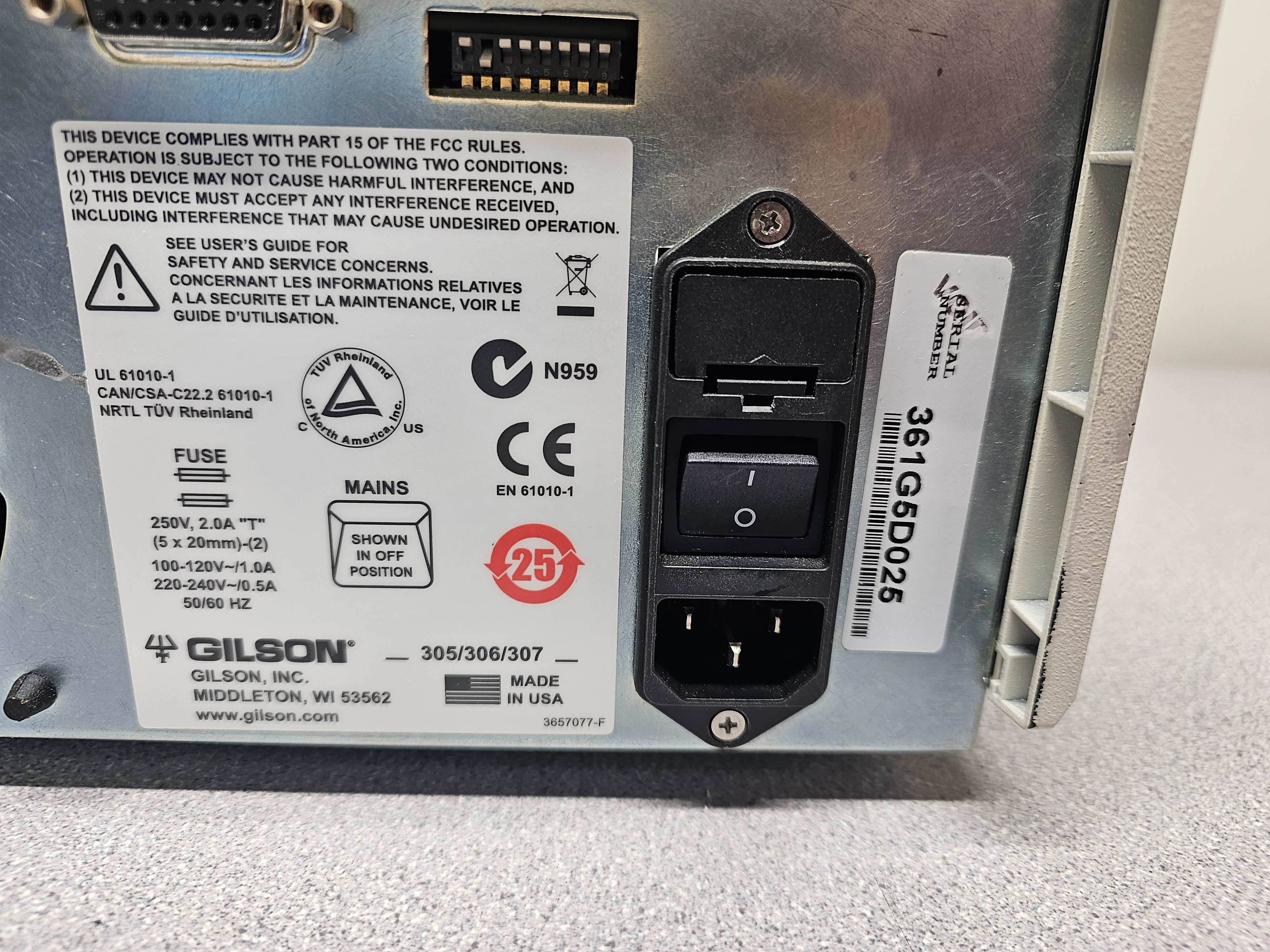 Gilson Model 306 Pump Analytical HPLC Dependa Slave Pump Multi-Pump