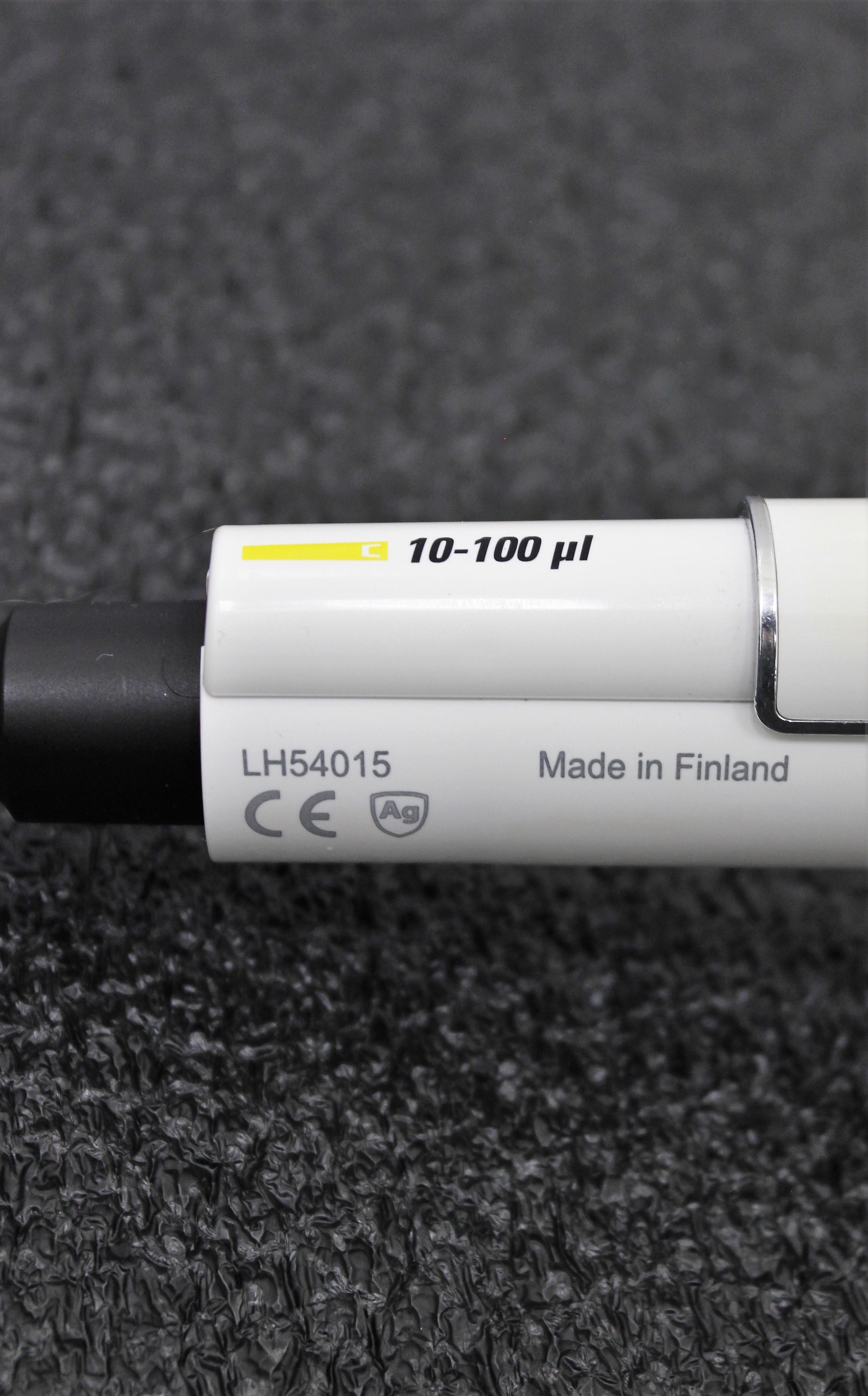 Thermo Scientific 10 - 100 ul Manual Single Channel Pipette w/ Clip Tip Tech