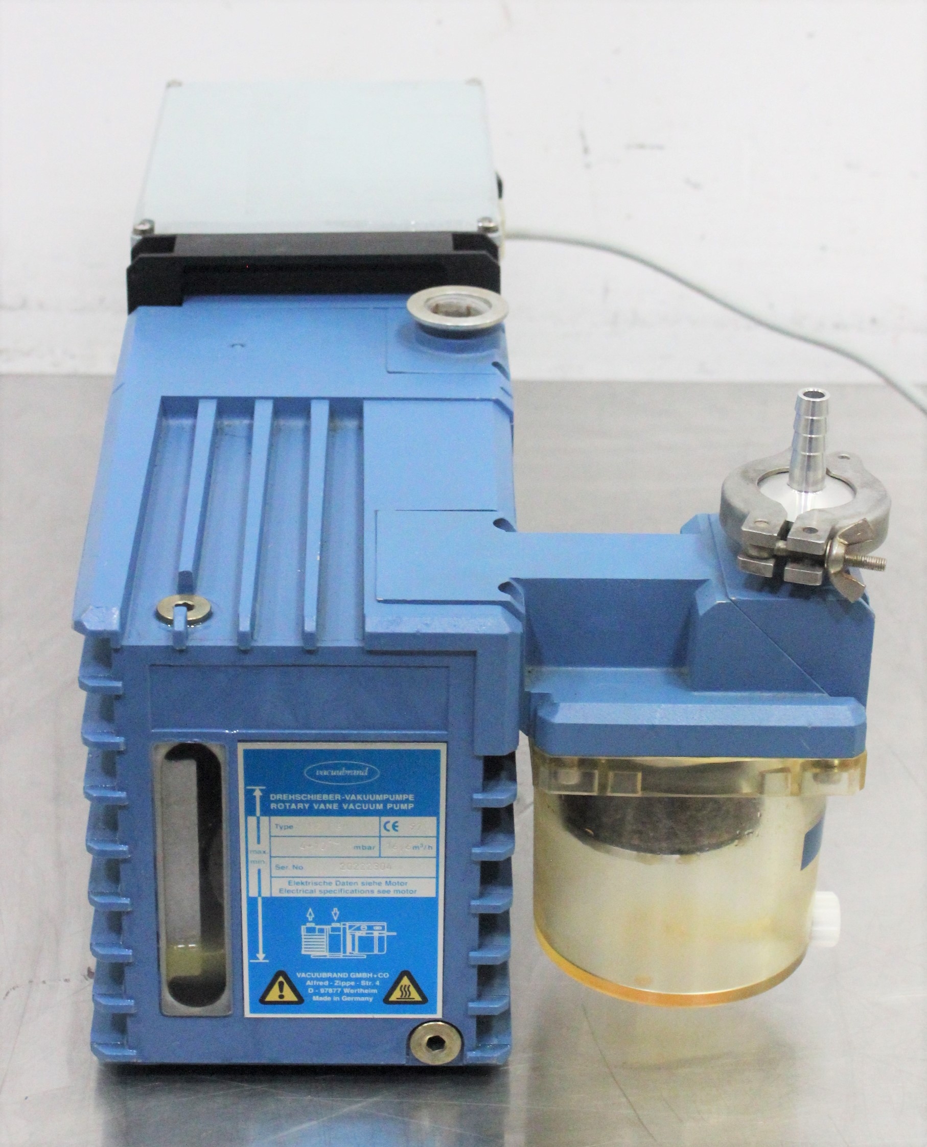 Vacuubrand RZ16 Rotary Vane Vacuum Pump, 11.2 CFM, Turnkey, Used