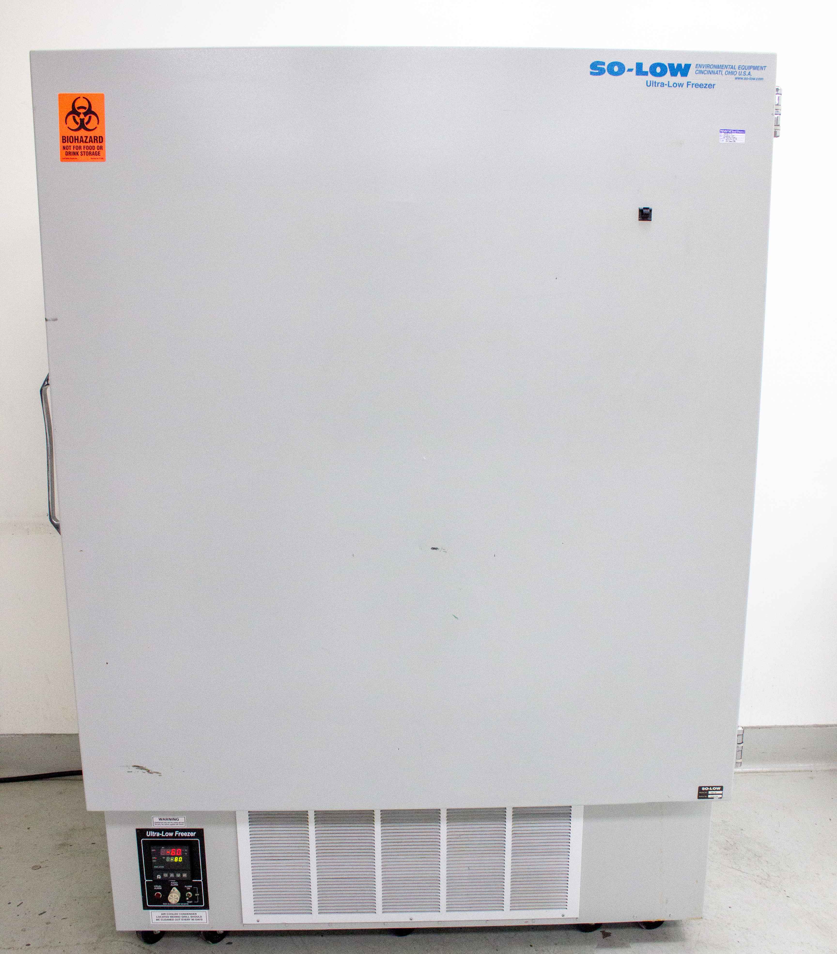 So-Low U80-30 Freezer Ultra Low Temperature -40C to -80C 31 cu ft
