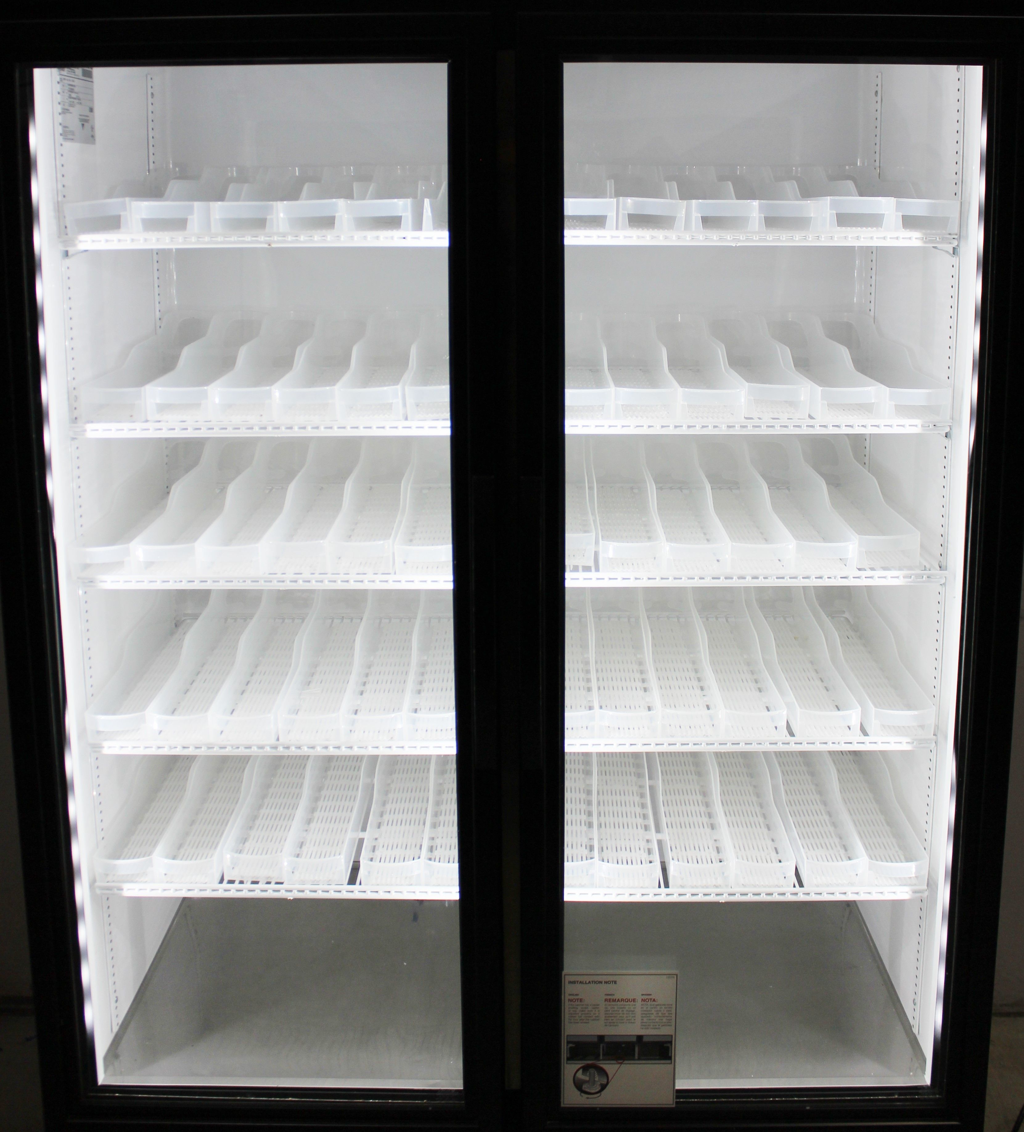 True GDM-43-HC Refrigerator Commercial Glass Door LED Lighting 40.6 cuft