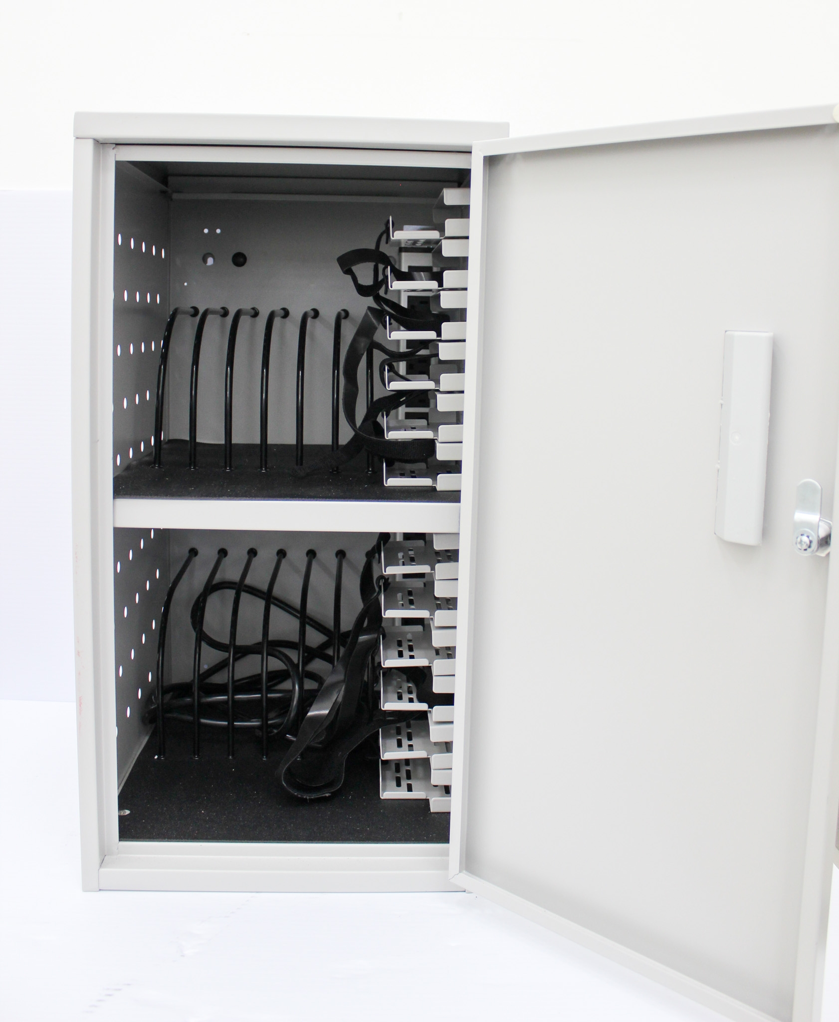 Luxor 12 Tablet Vertical Charging Cabinet Wall Mounted Secure Organize