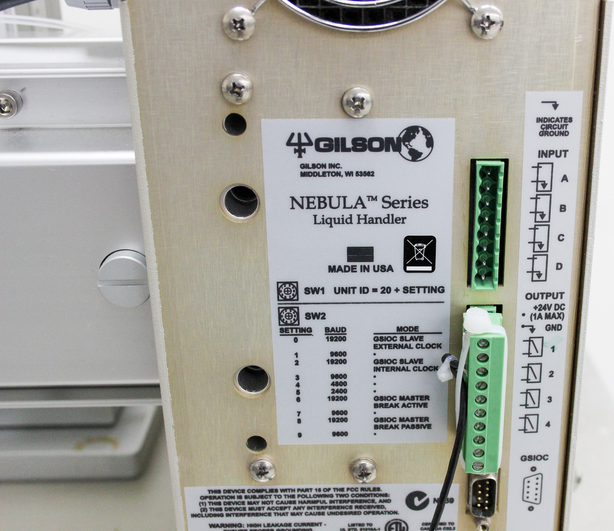 Gilson Nebula 215 Automated Liquid Handler w/ 819 Injection Module 50Hz