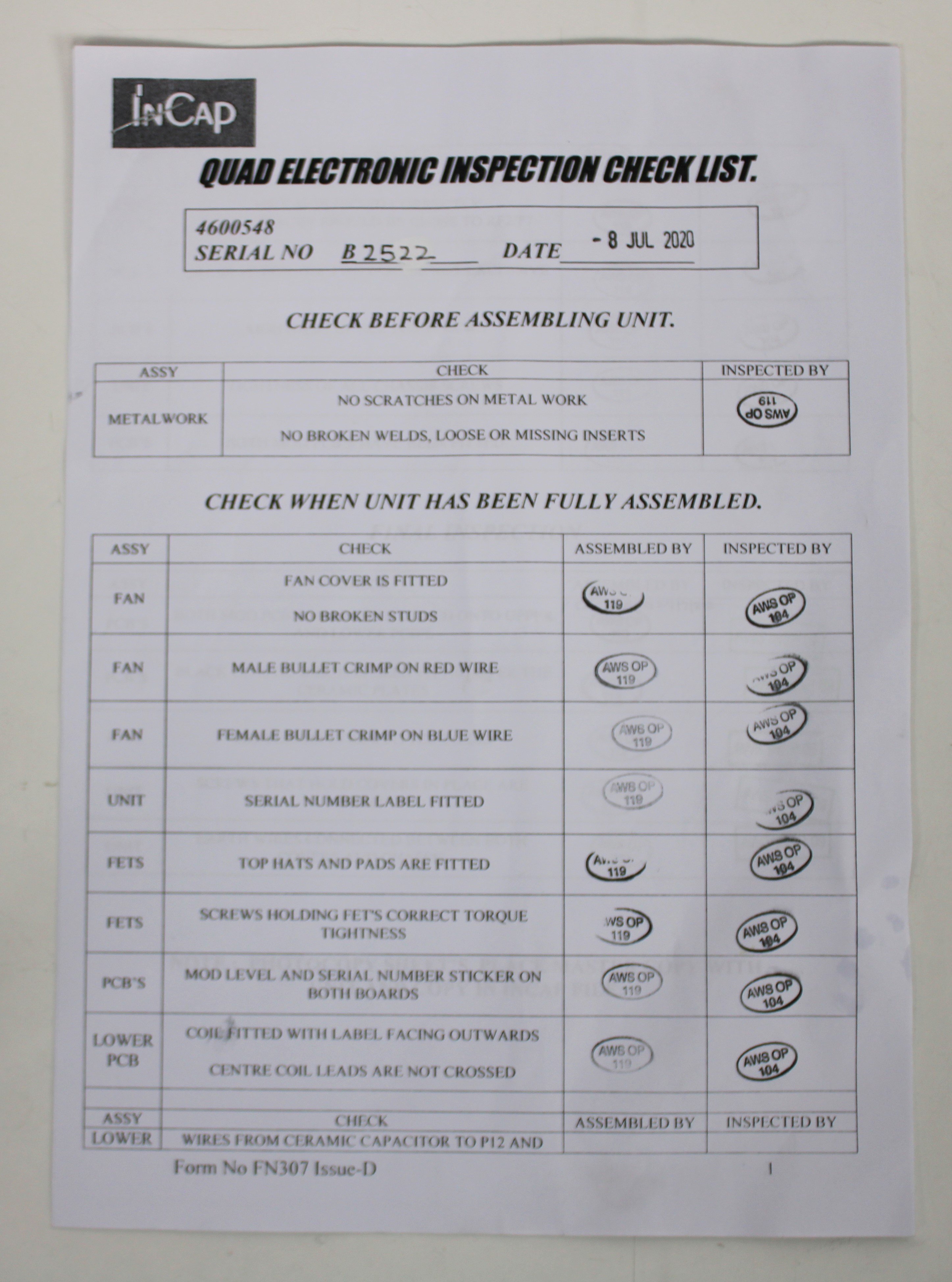 Thermo 4600548 Electronics ICP-MS Quad Power Unit X-Series II