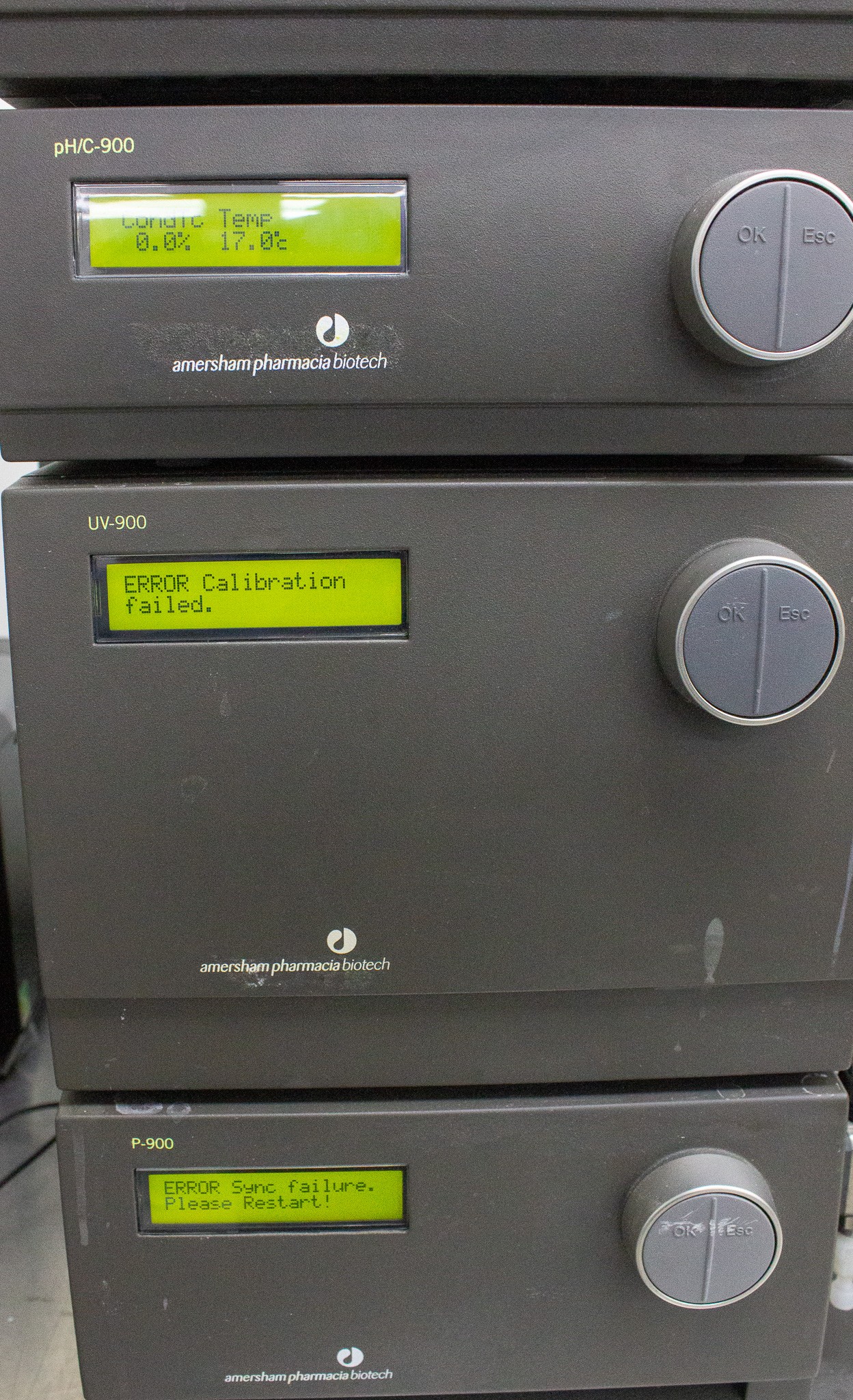 Amersham AKTA Purifier FPLC System Not Working for Parts Research 200lb