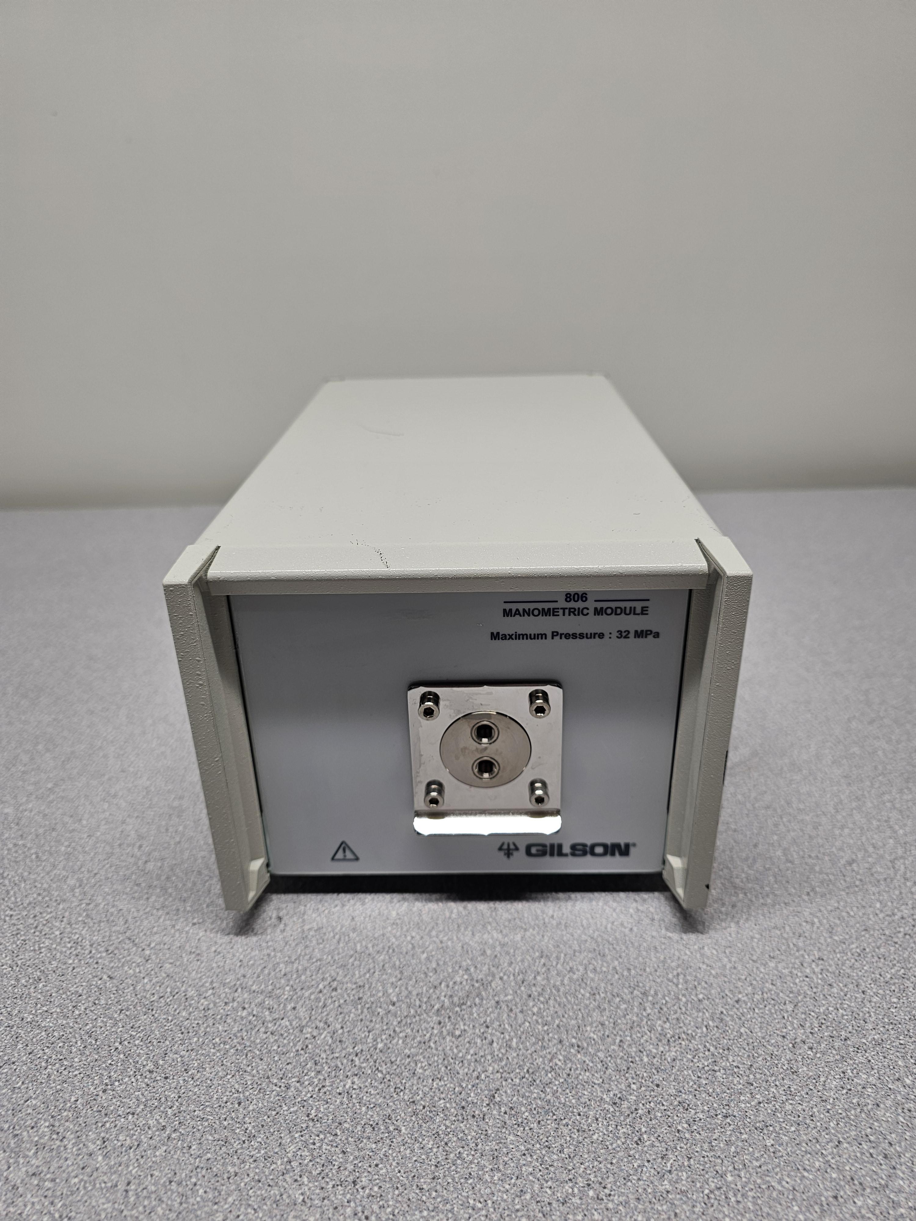 Gilson 806 Manometric Module Preparative HPLC 0-50 ml/min 4600 PSI Capacity