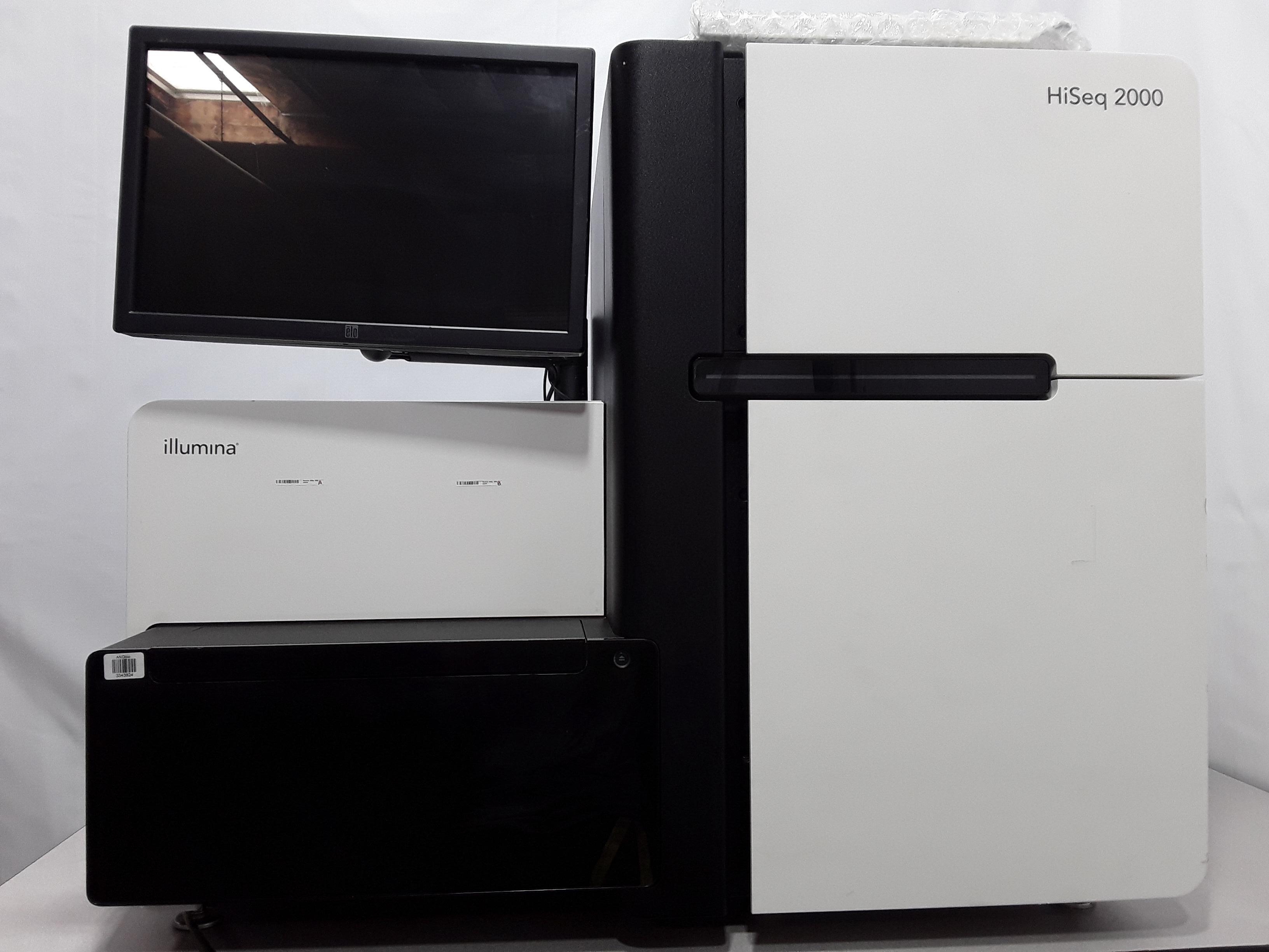 Illumina HiSeq 2000 Genome Sequencer DNA Analysis Dual Flow Cell Scale