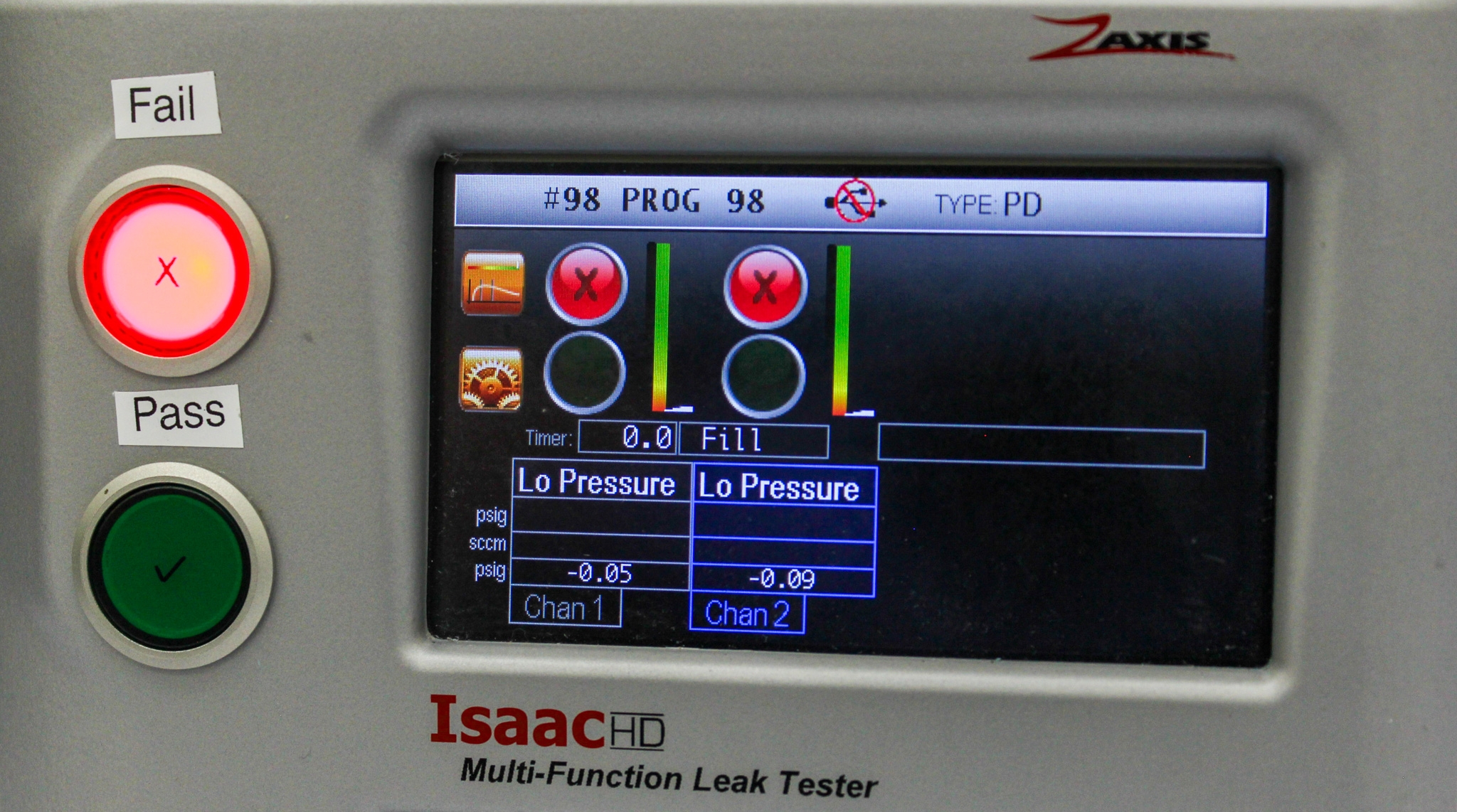 Zaxis Isaac-HD-PD Leak Tester Multi-Test Capabilities Small Footprint