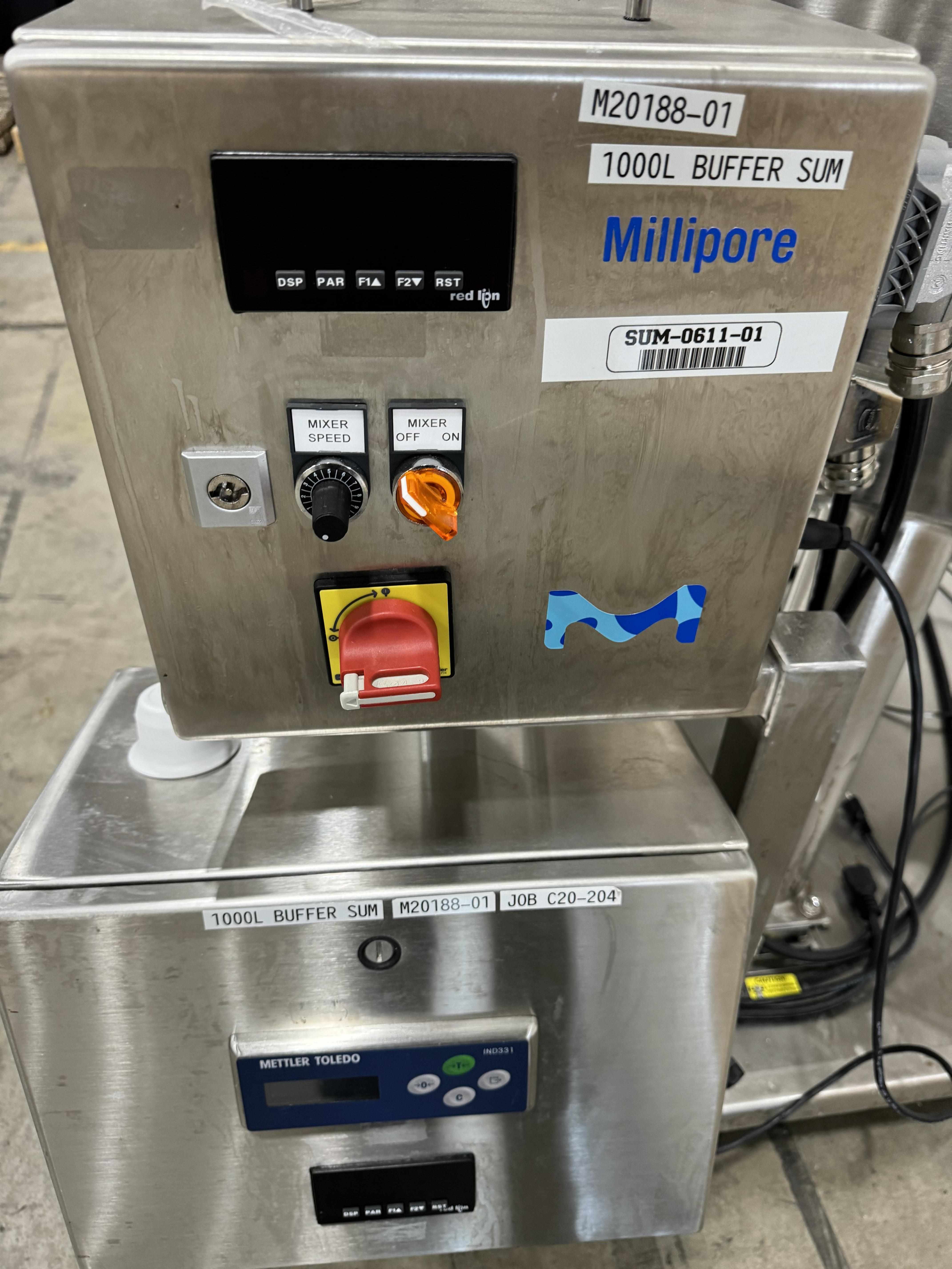 Millipore MXRJ1000TLA Biopharmaceutical Mixing System Single-Use 1000L