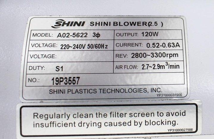 Shini SHD-25 Standard Hopper Dryer 25KG For Plastics Drying 160C Capacity