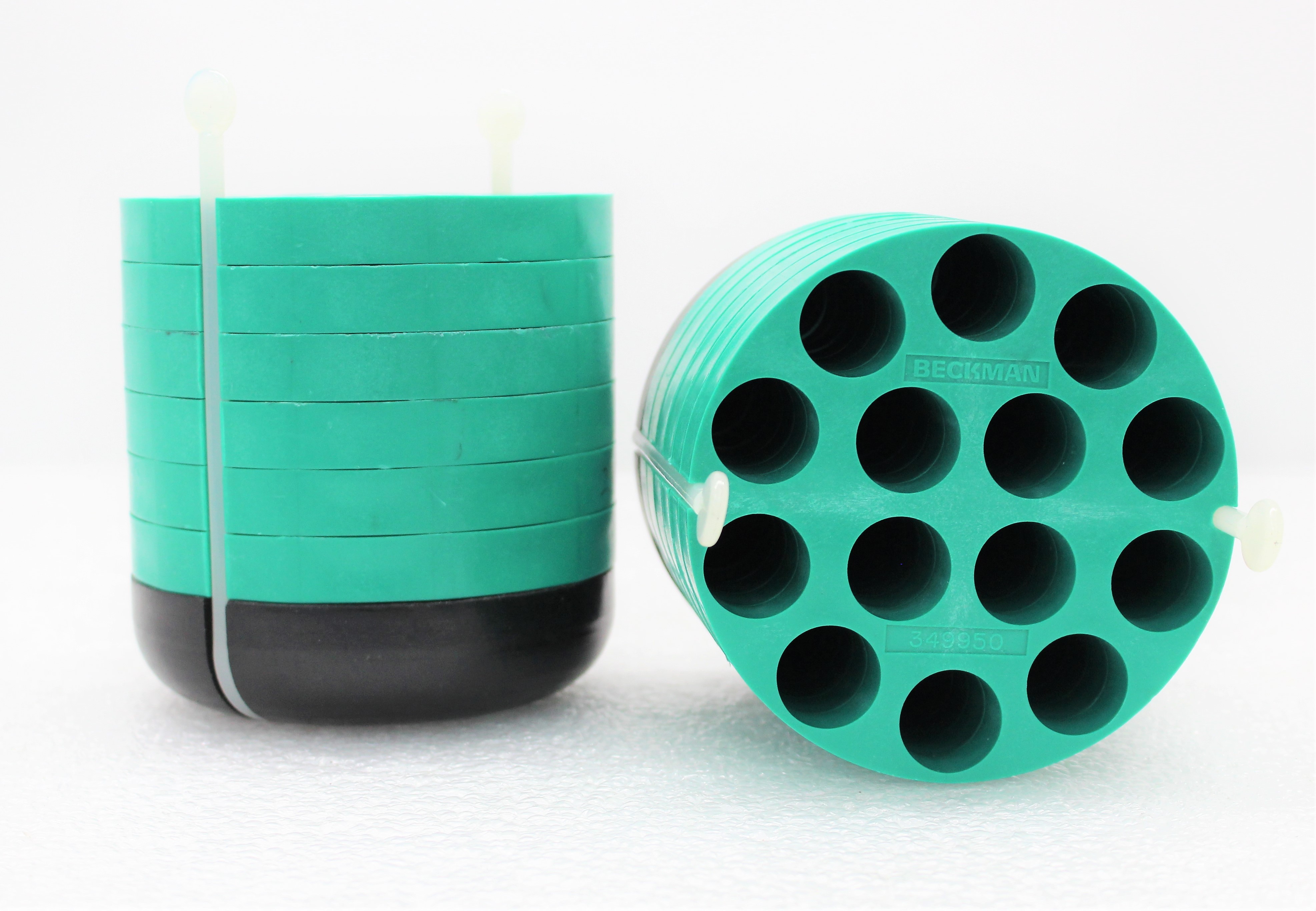 Beckman Slot Bucket Insert 14x15ML Centrifuge Accessory 14 Wells Used TK