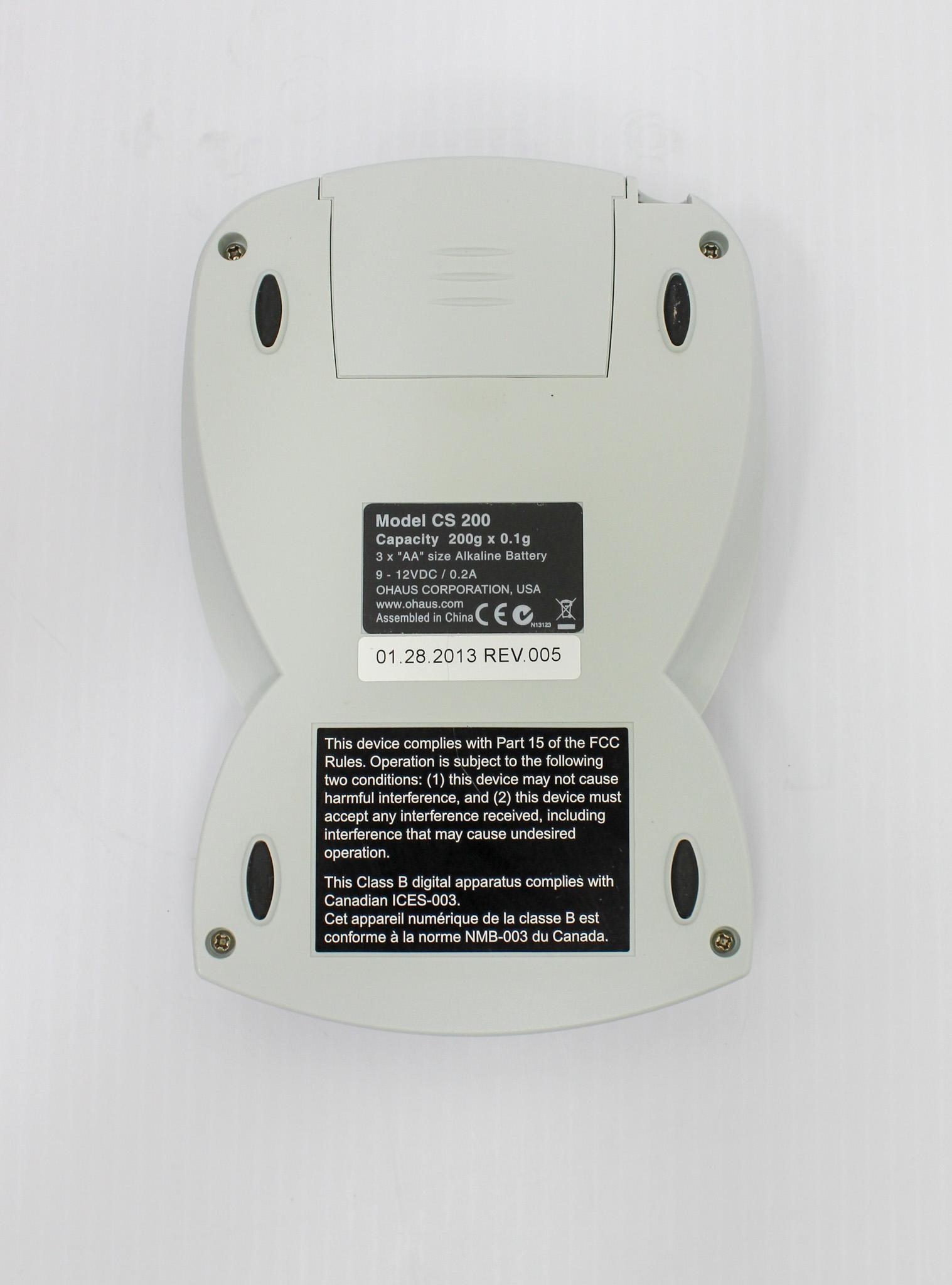 Ohaus CS 200 Bench Scale - Compact and Precise, Ideal for Versatile Applications