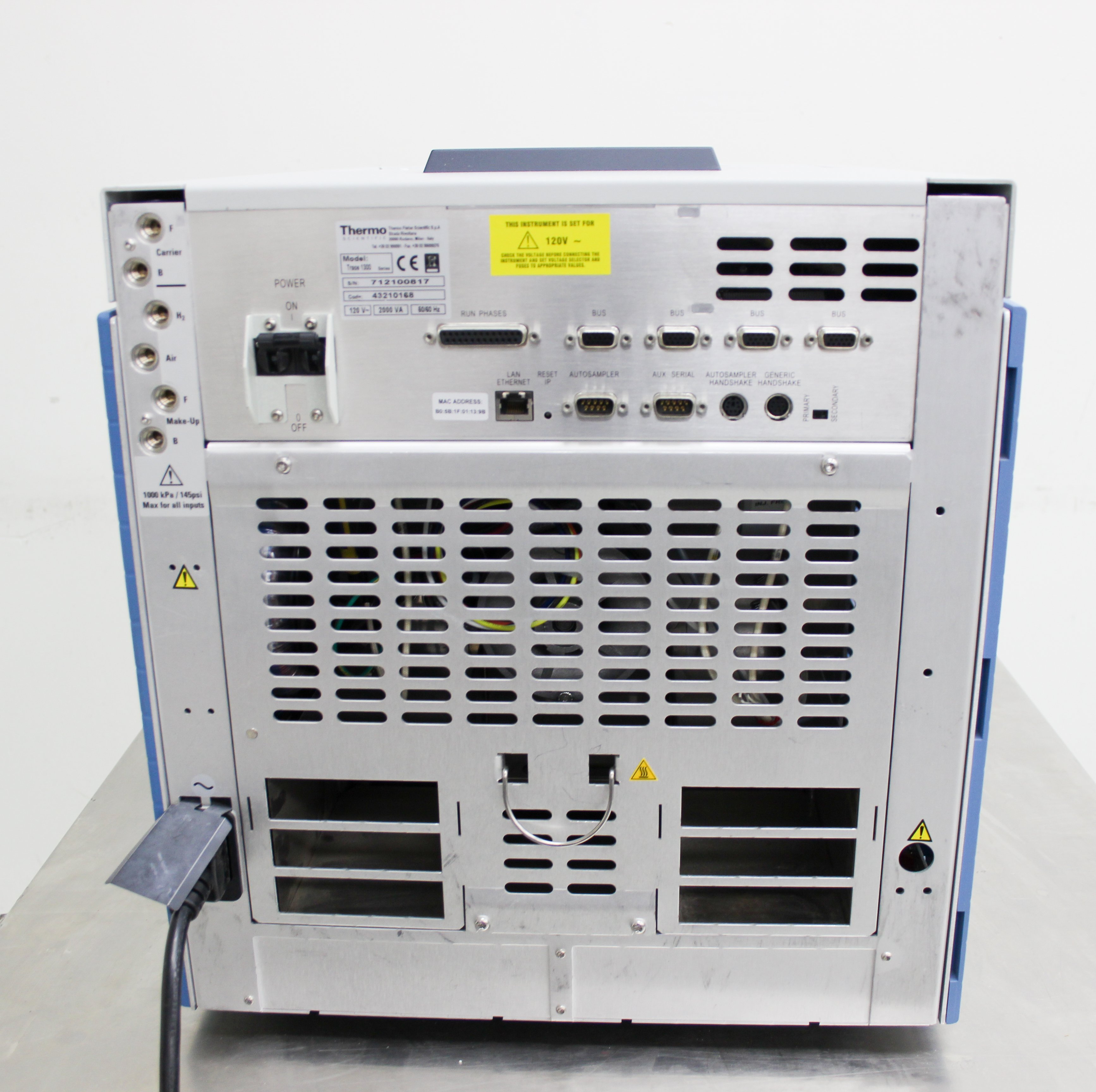 Thermo Trace 1310 Chromatograph System Gas Chromatography Oven