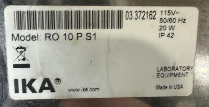 Kika RO 10 Magnetic Stirrer 10-Position Digital Durable Design 0-1200 RPM