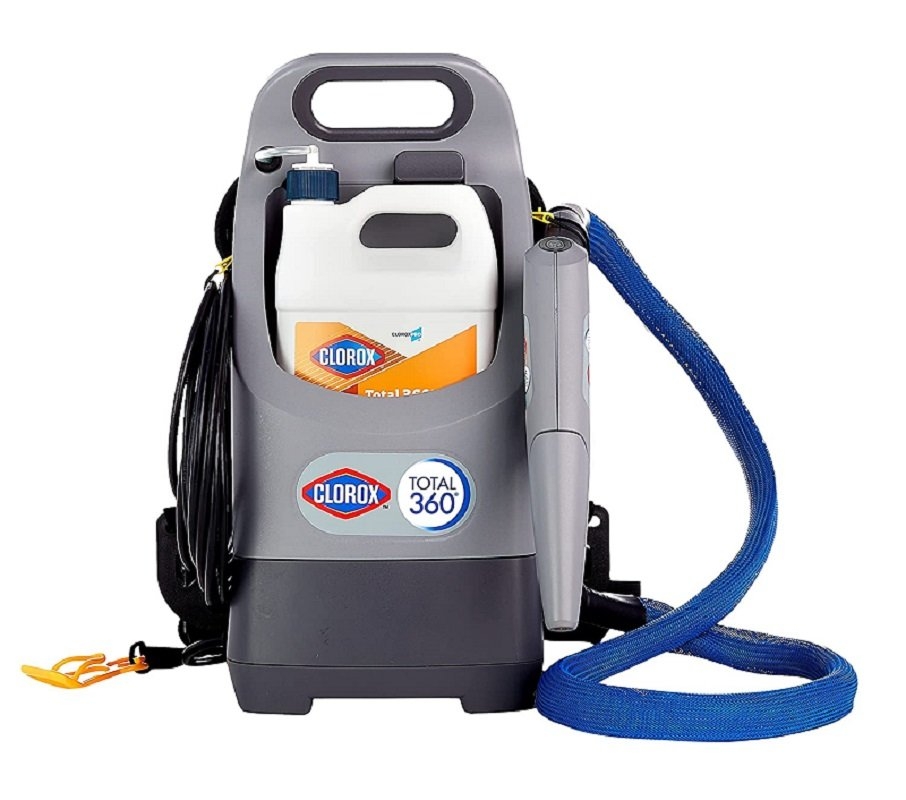 Clorox Total 360 Backpack Electrostatic Sprayer 128 oz Disinfectant System