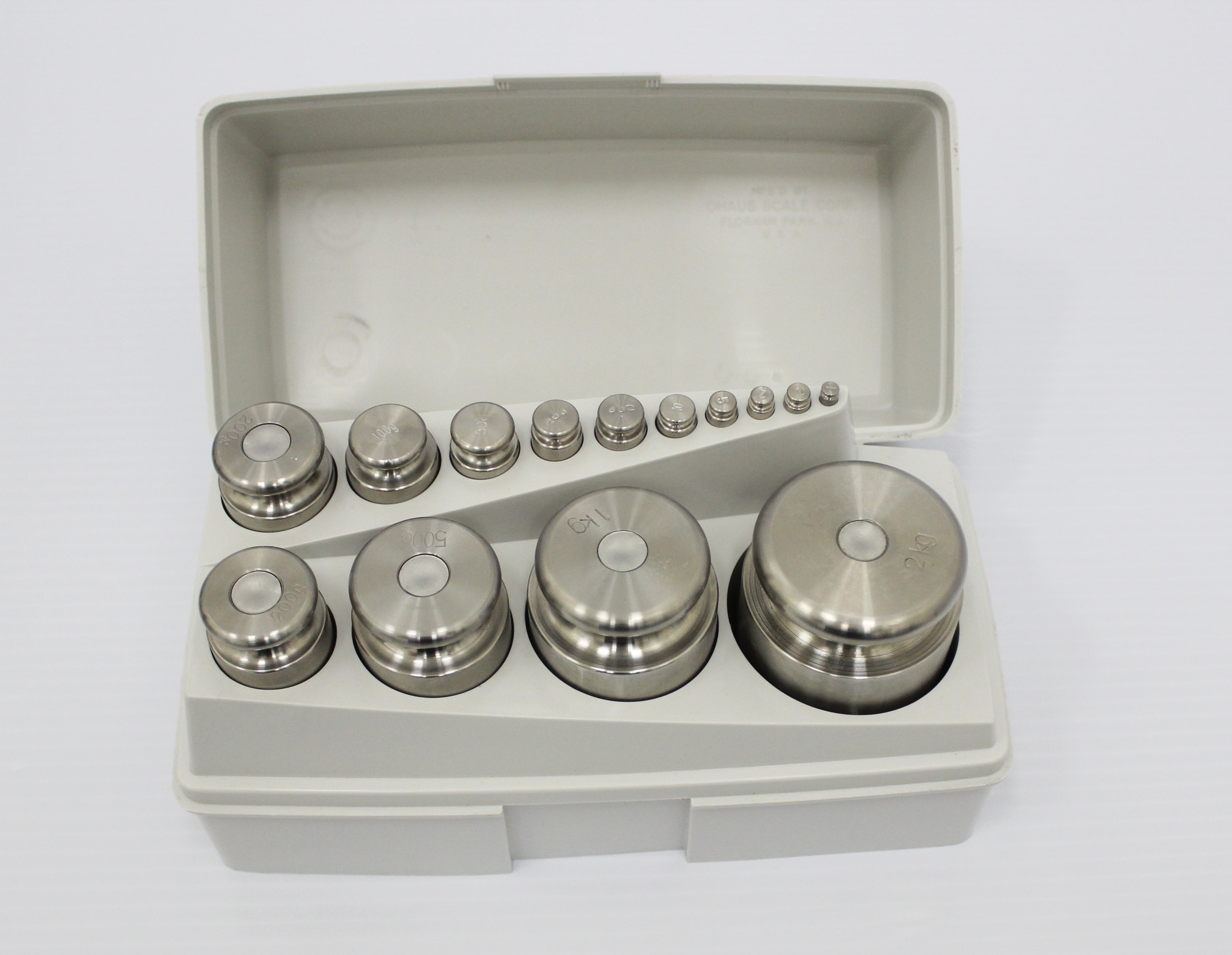 N/A 2000-1g Calibration Weights Set ASTM Class 7, 14 Pieces, E (Excellent)