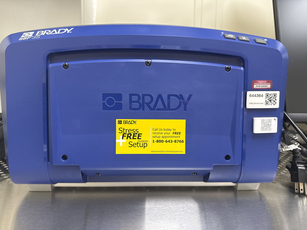 Brady BBP35 Label Printer Computer/IT Label Printer Unused Equipment