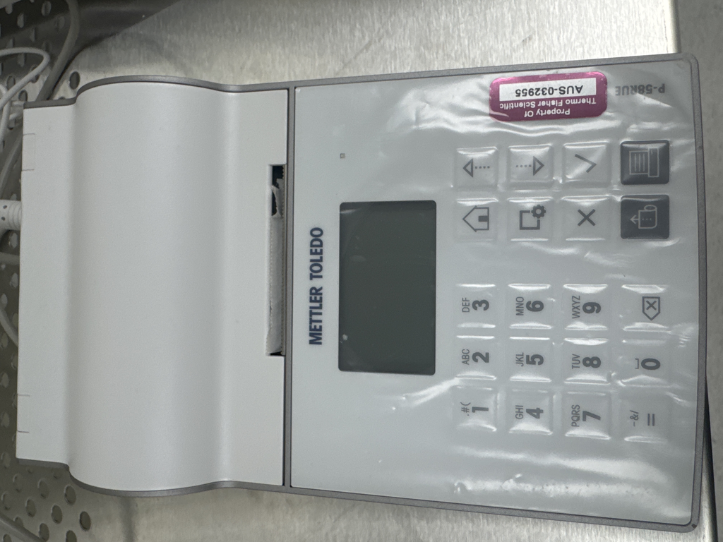 Mettler Toledo P-58RUE Printer Analytical Accessory High-Quality Output Efficient