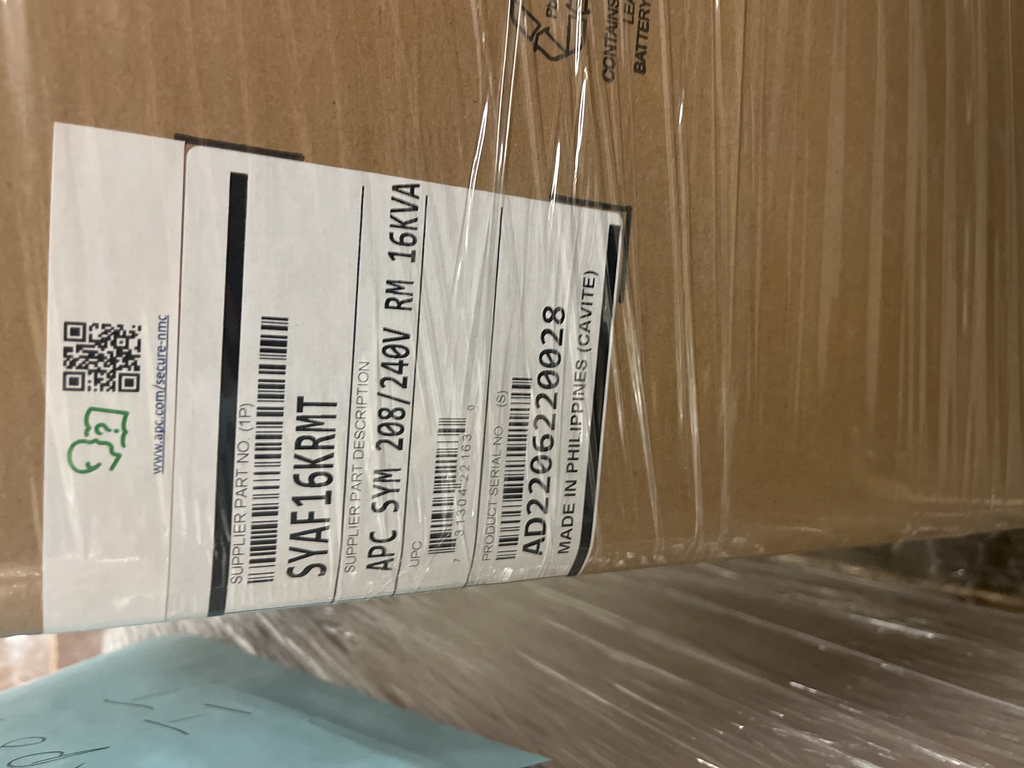 APC Symmetra LX Power Supply UPS 16kVA N+1 Rack-mount 208-240V System