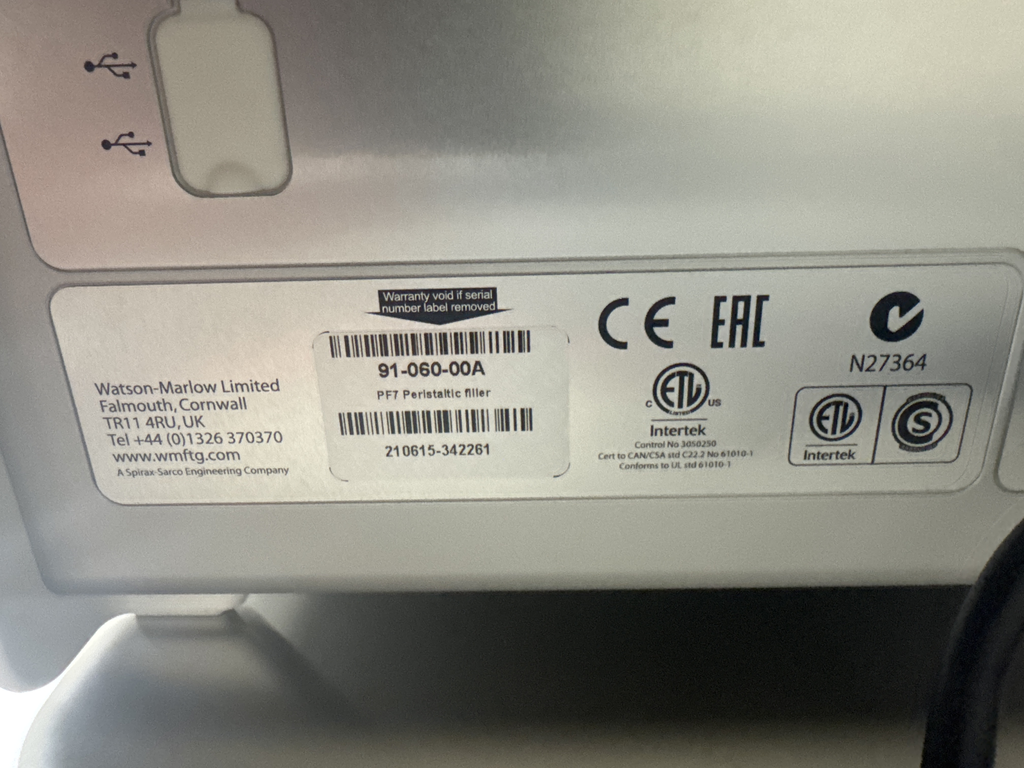 Flexicon PF7 Pump Liquid Handling Dispenser for Precision Fluid Transfer