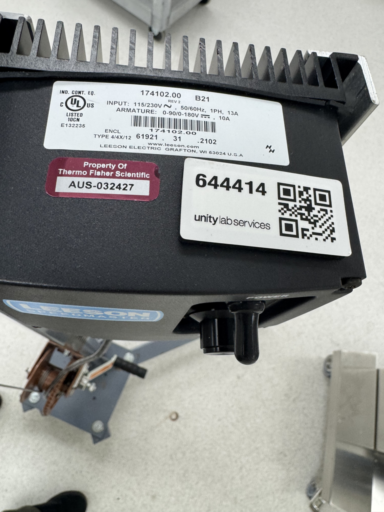 Indco Washguard Speed Controller Baldor Motor Homogenizer Mixer VG Condition